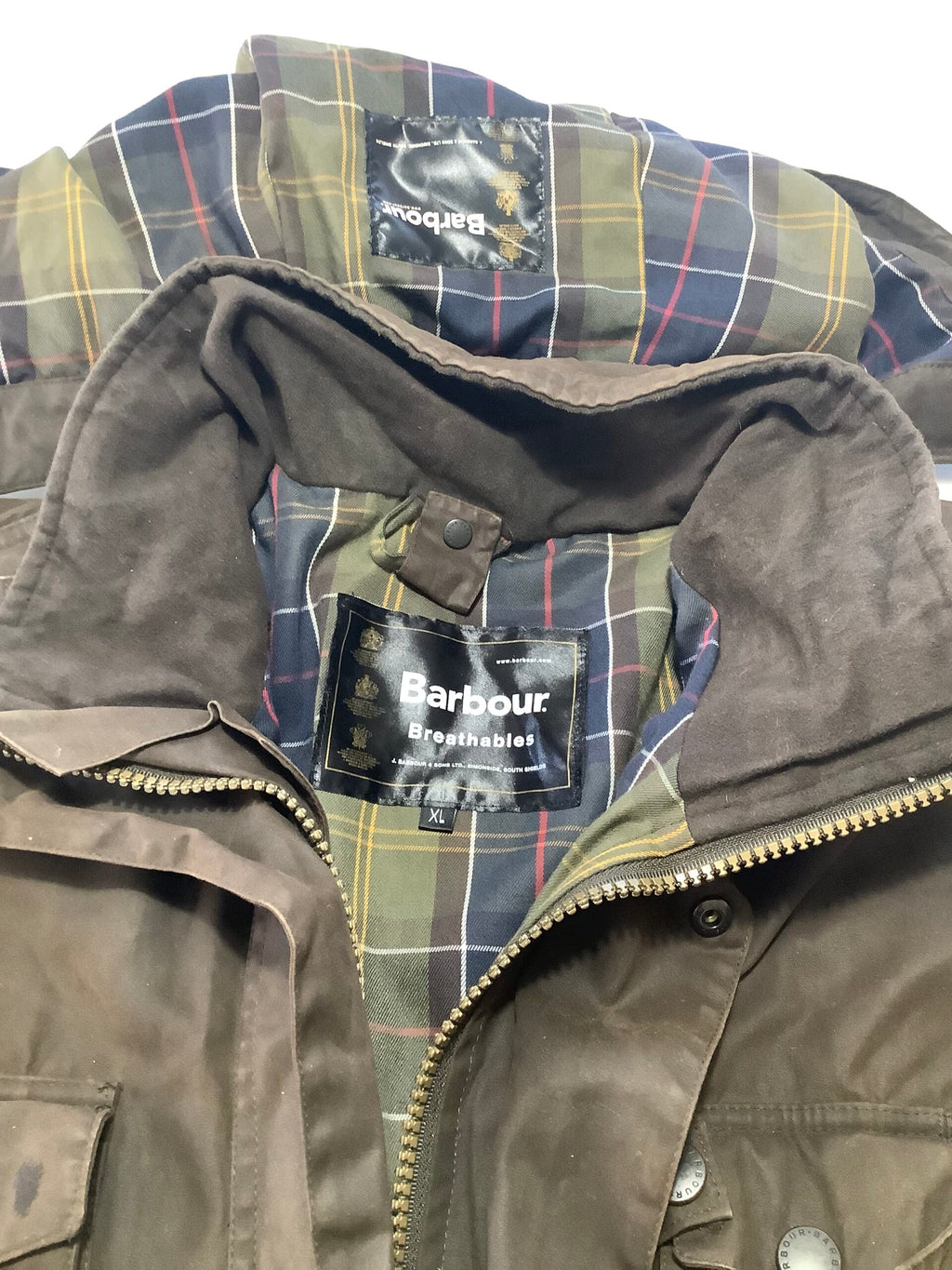 Rare Barbour “DryFly” XL Waxed Endurance Jacket