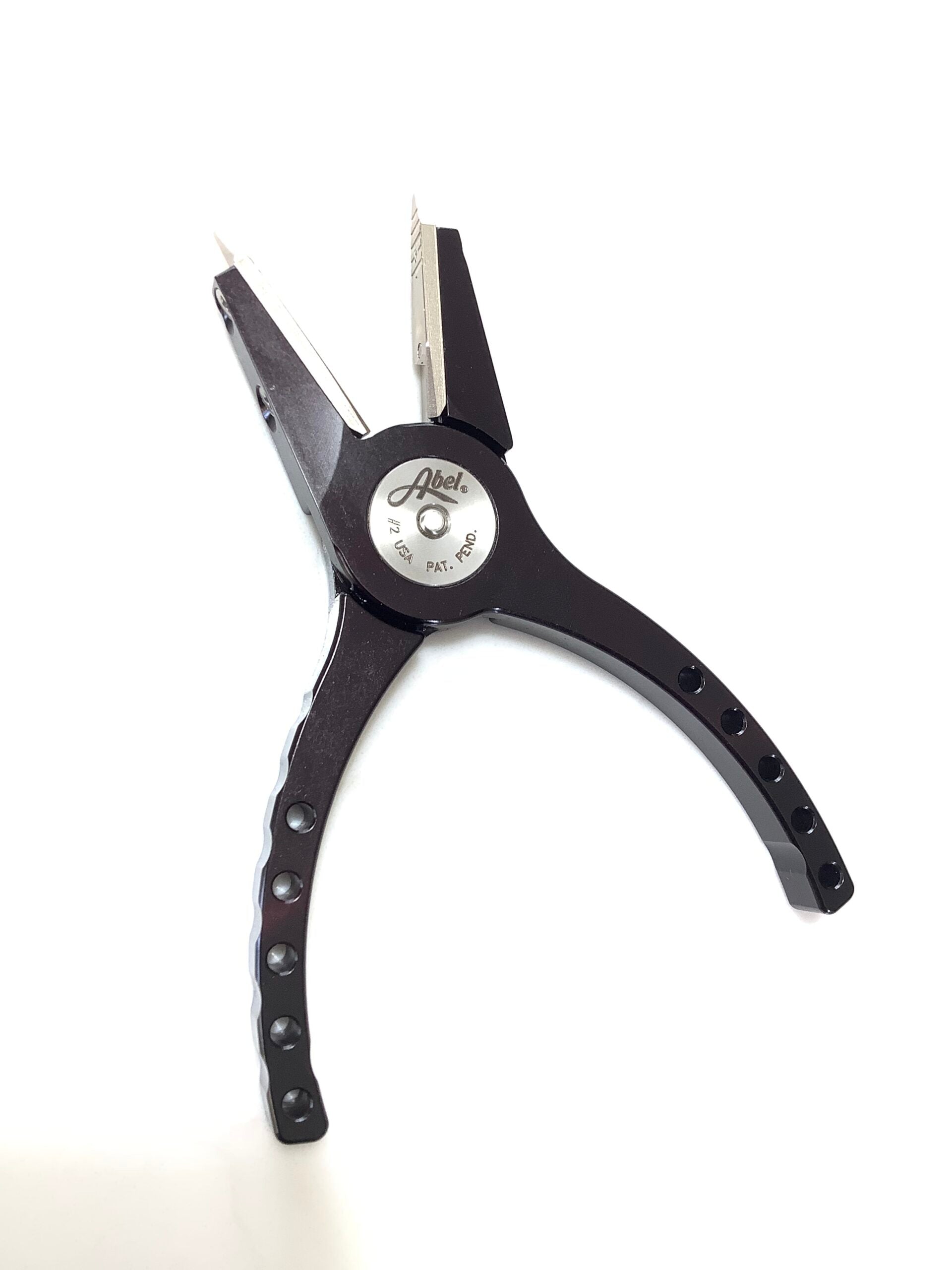 ABEL #2 Fisherman’s Pliers Tool with Leather Case and Coil Lanyard