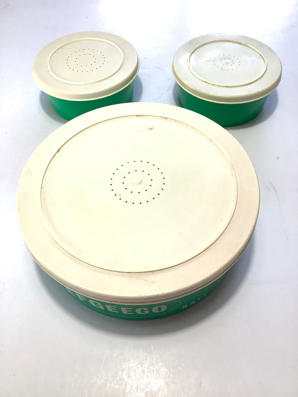 Vintage EFGEECO Bait Boxes