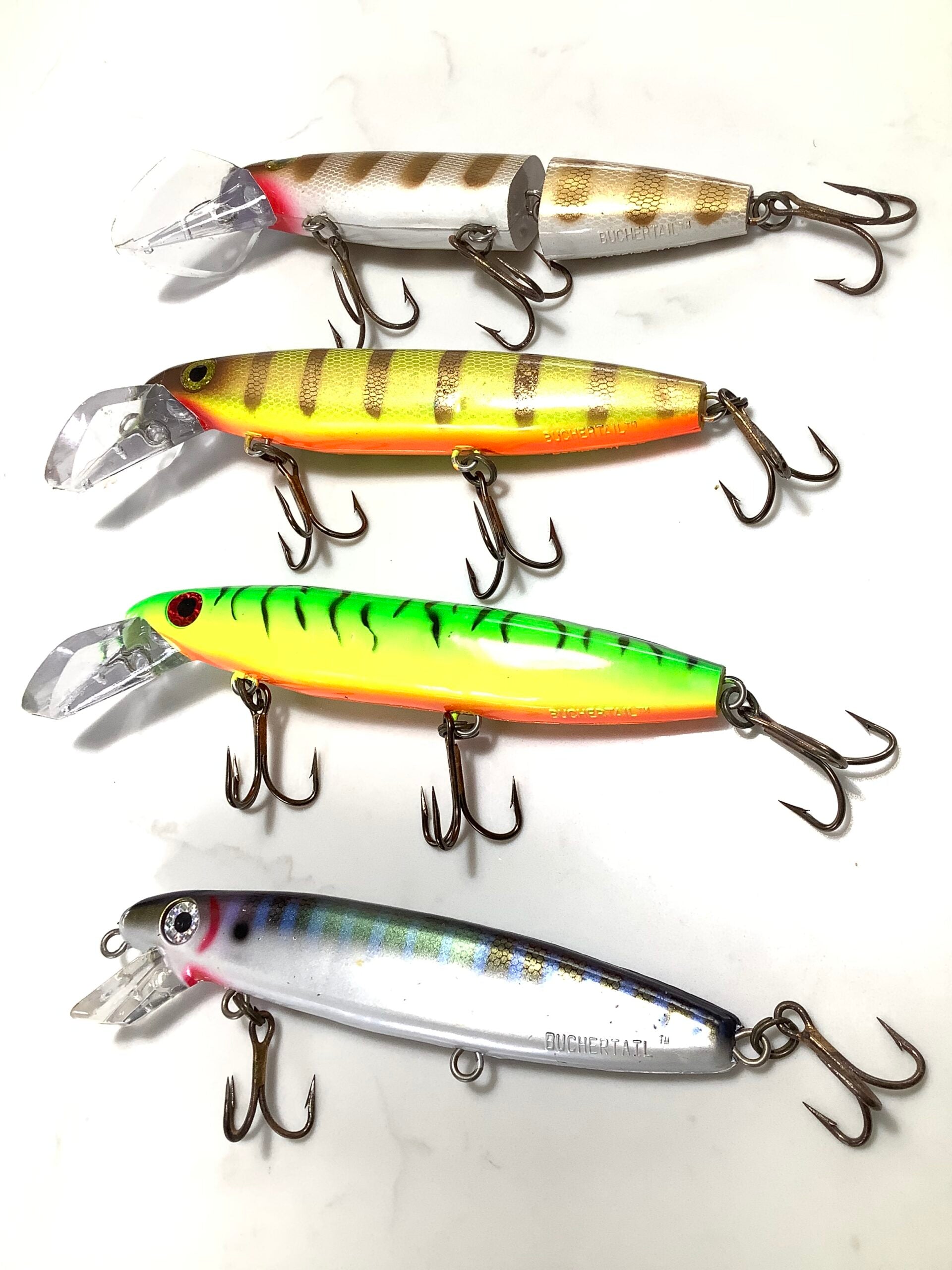 Large Size BUCHERTAIL LURE Baits X 4