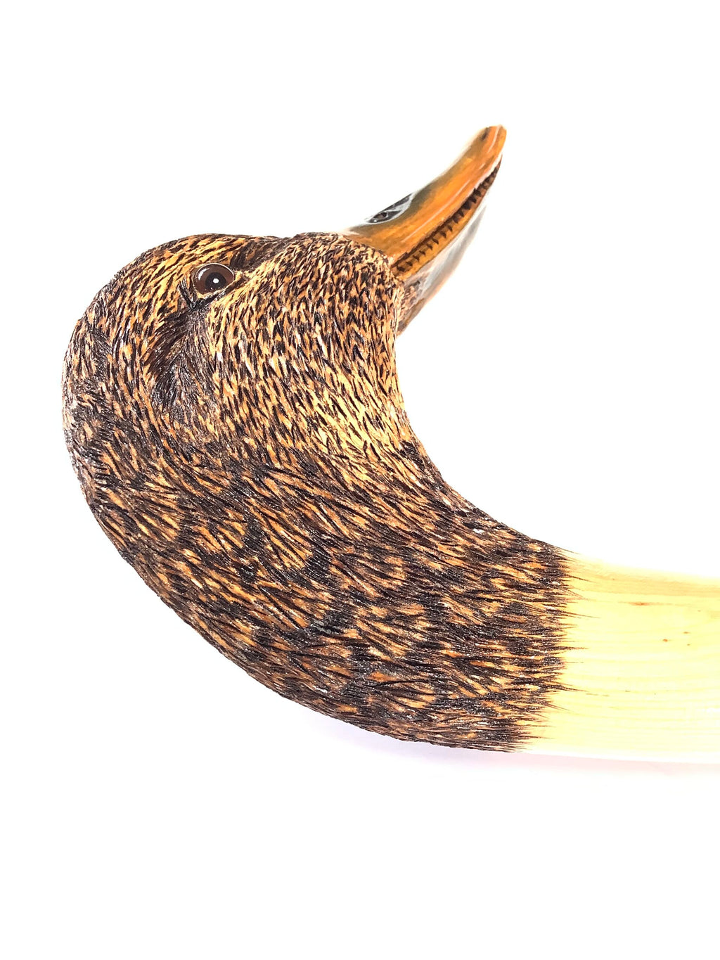 IAN TAYLOR HAND CRAFTED MALLARD WALKING STICK Maker to The Royals Celebrates