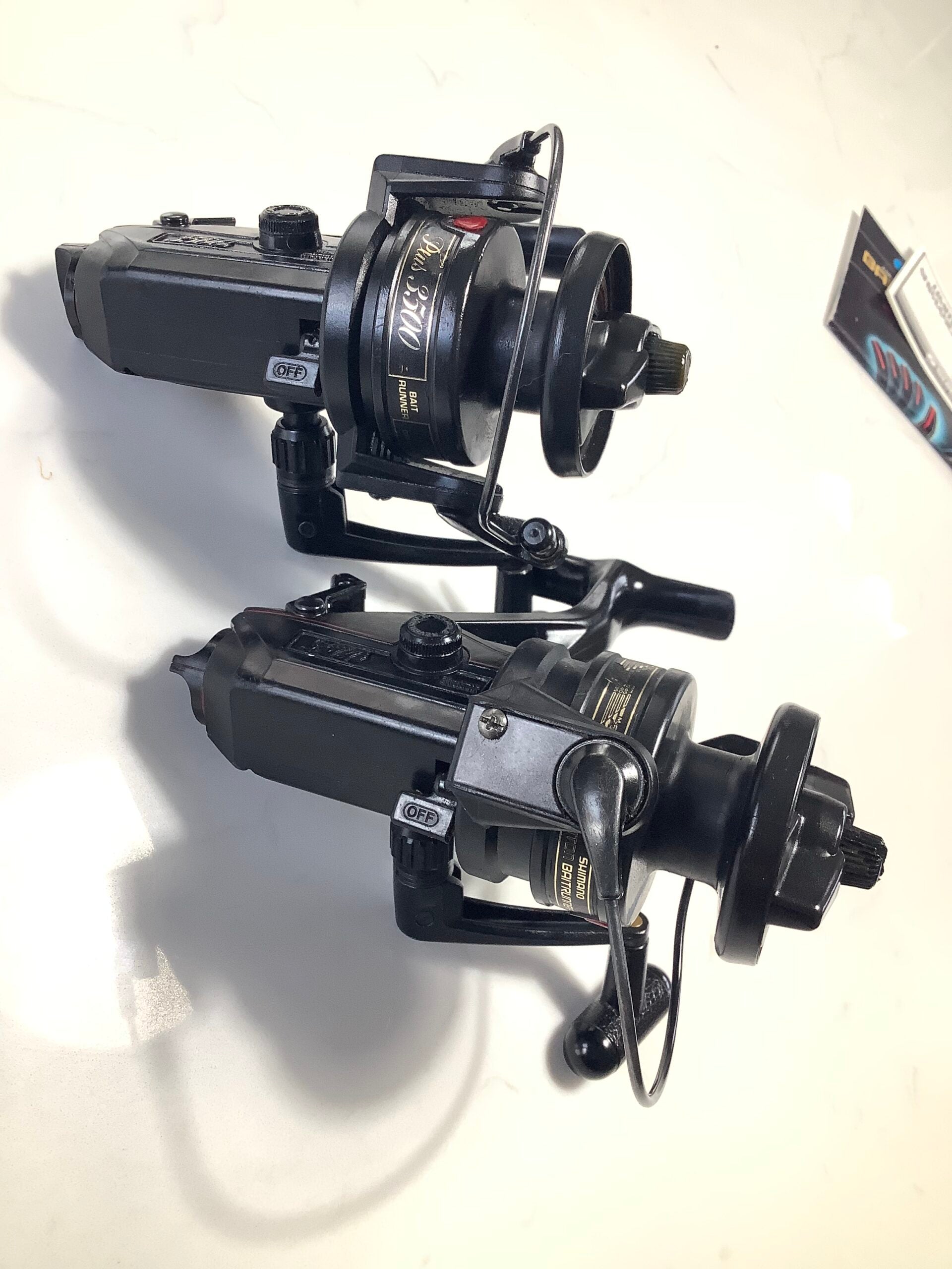 Vintage Pair SHIMANO TRITON BAITRUNNERS Plus 3500