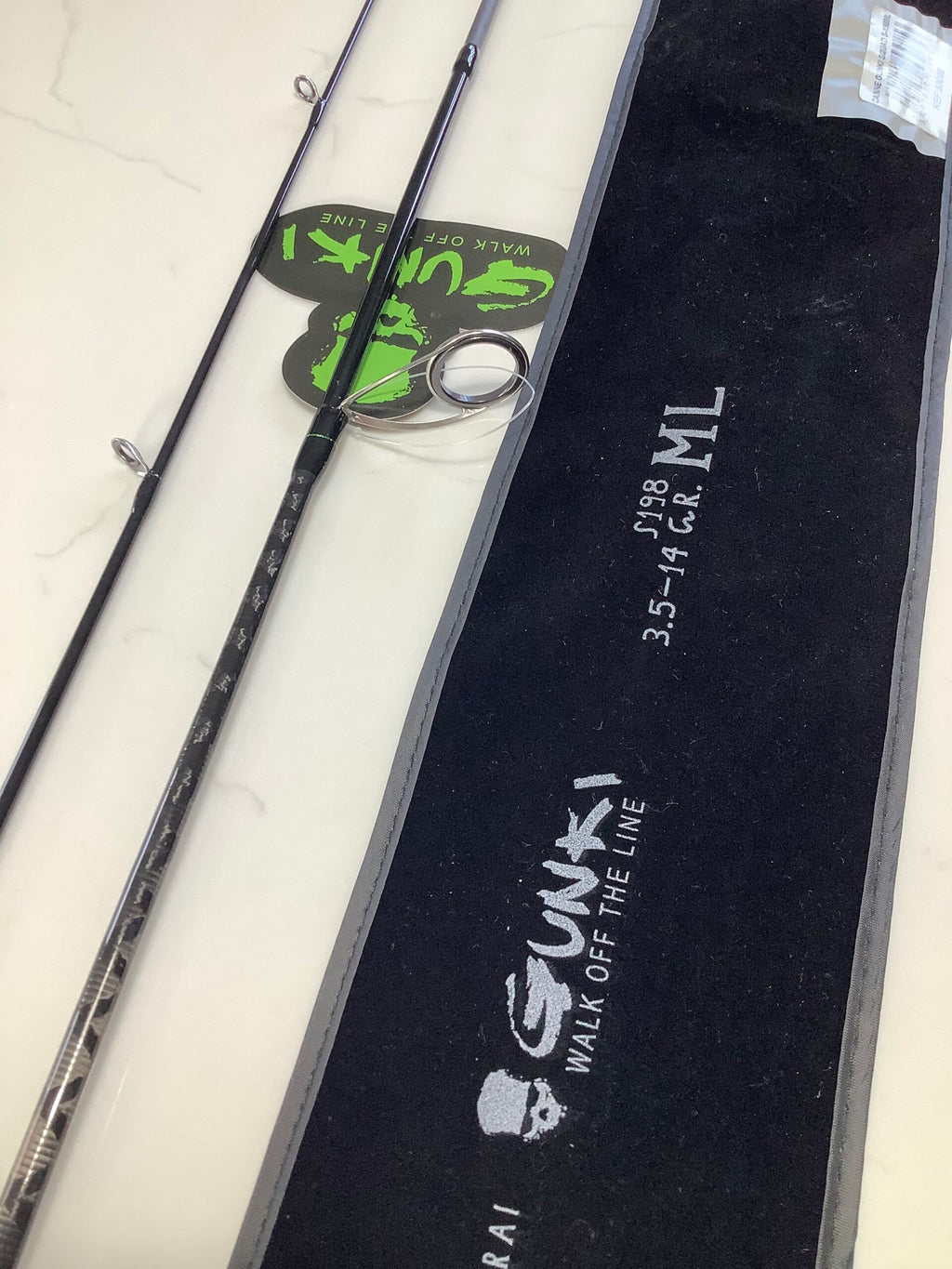 Brand NEW GUNKI “SQUAD” 6ft 6” Drop Shot Rod
