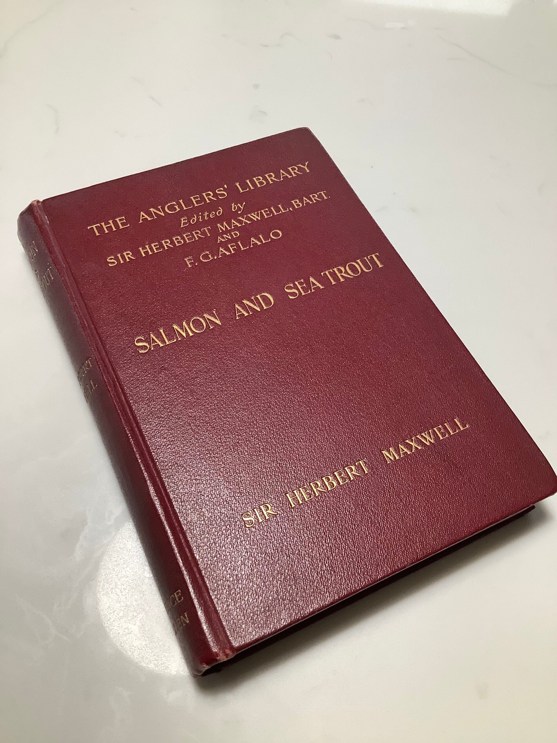 Antique SALMON SEA TROUT By Sir Herbert Maxwell F.G.Aflalo 1898