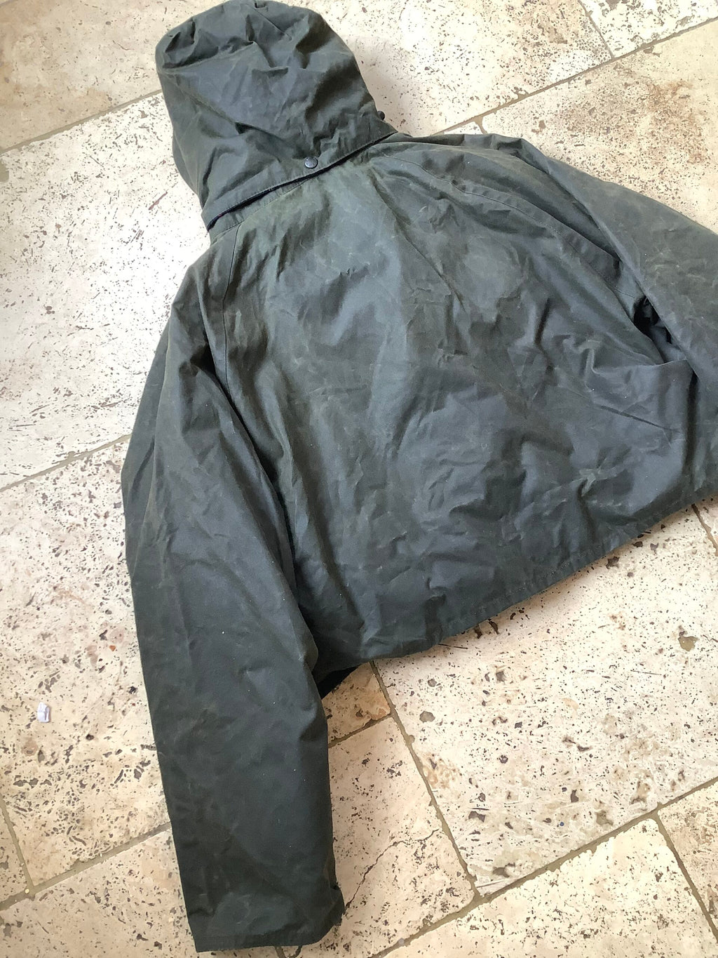 Hardy Bros Wax Wading Jacket with in built floatation device.
