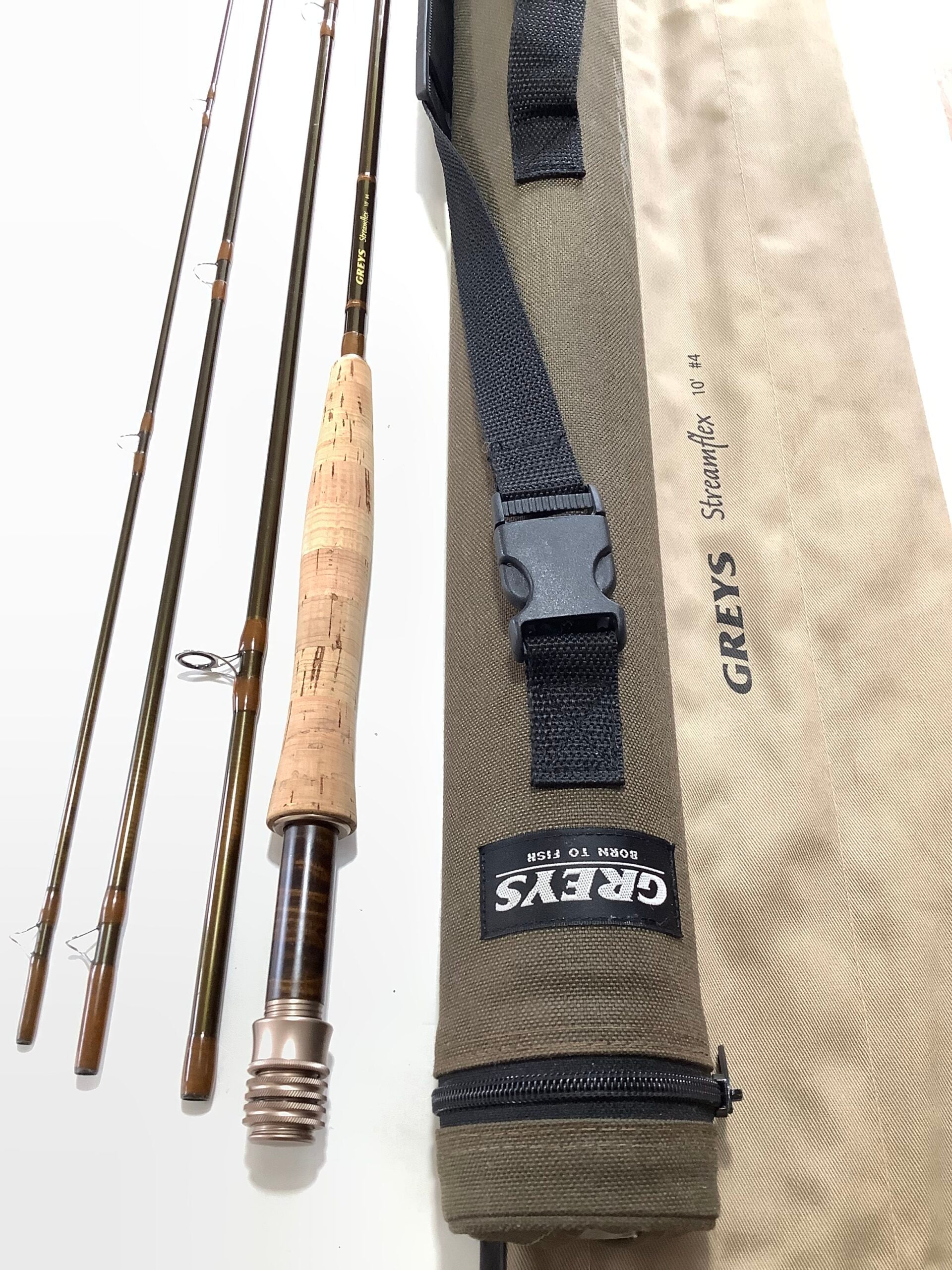 GREYS STREAMFLEX Travel Fly Rod 10ft #4