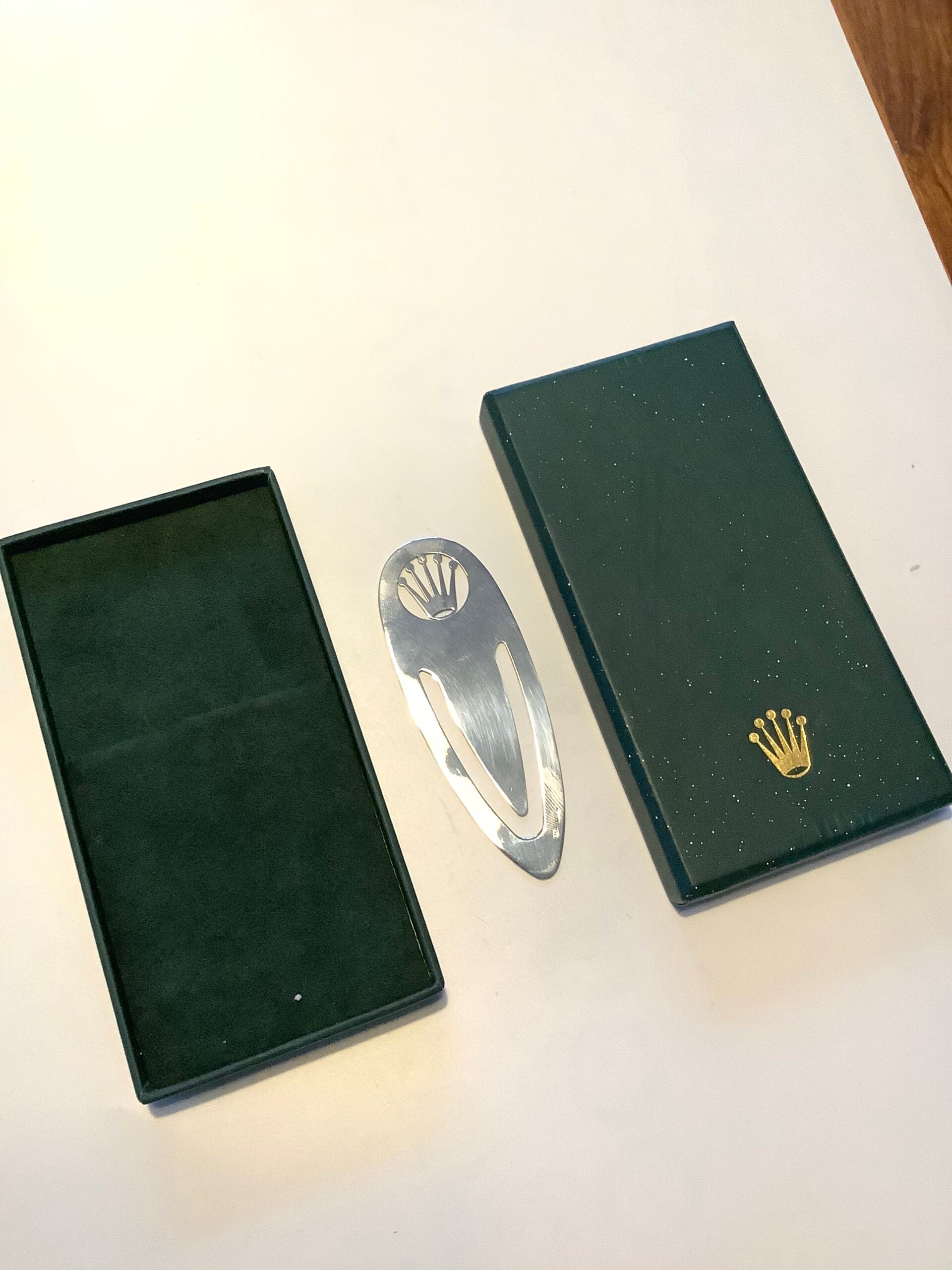 Rare Rolex silver Book Marker