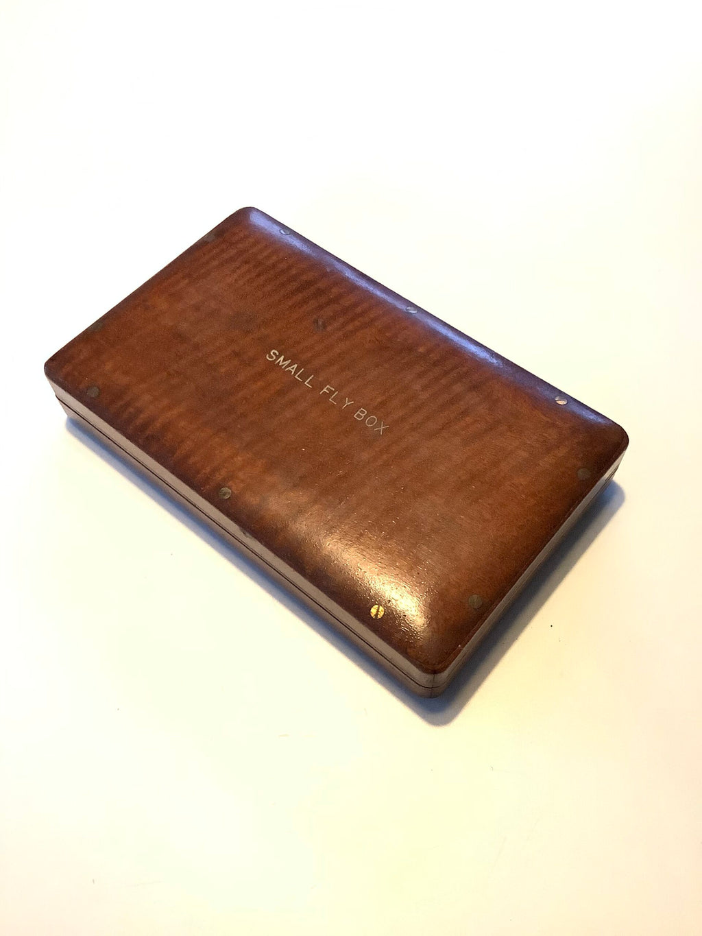 Antique Hardy Bros Mahogany “ Club” fly Box