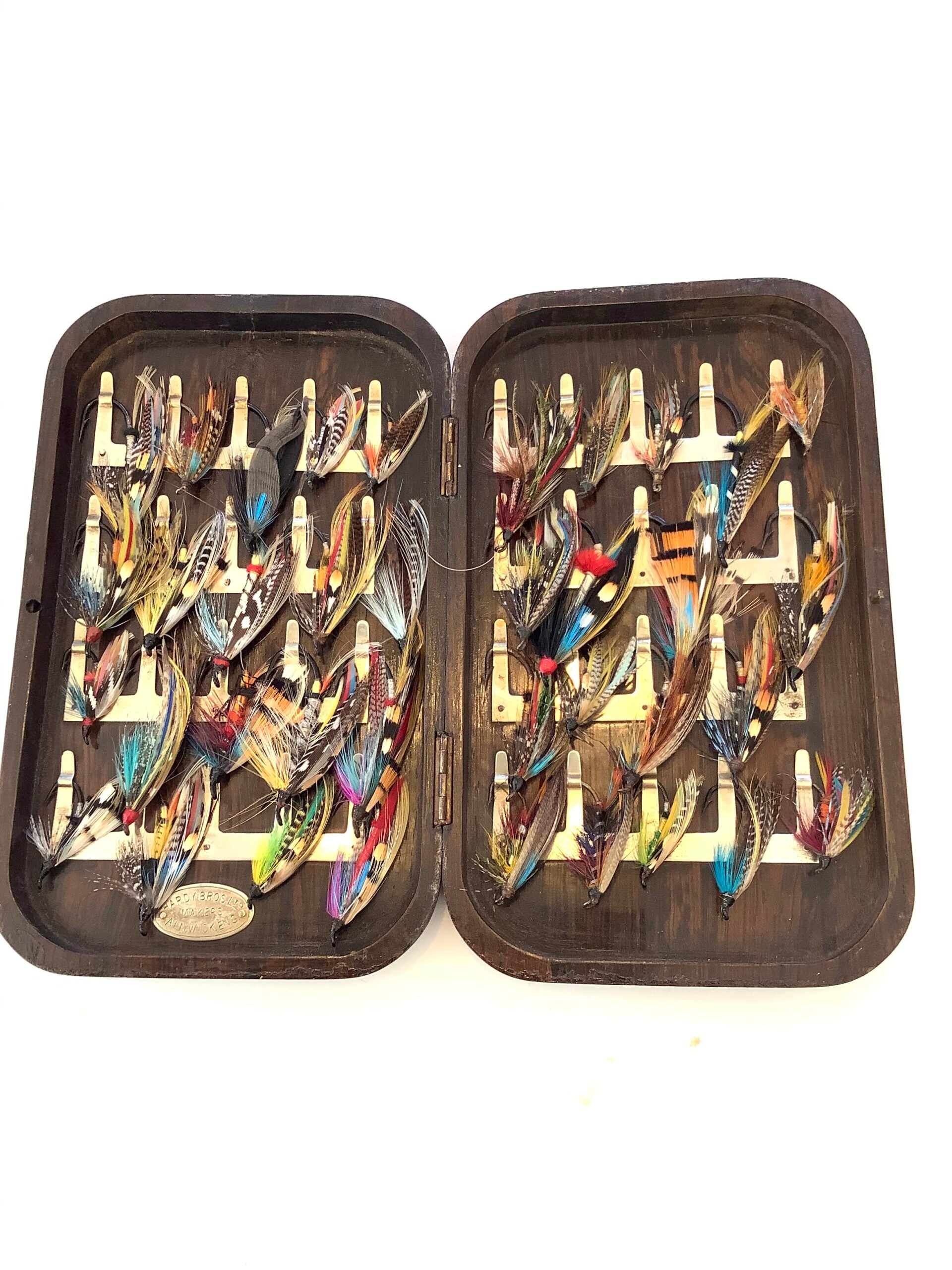 Very Rare Hardy Bros No.1 Rosewood Clip Salmon Fly Box