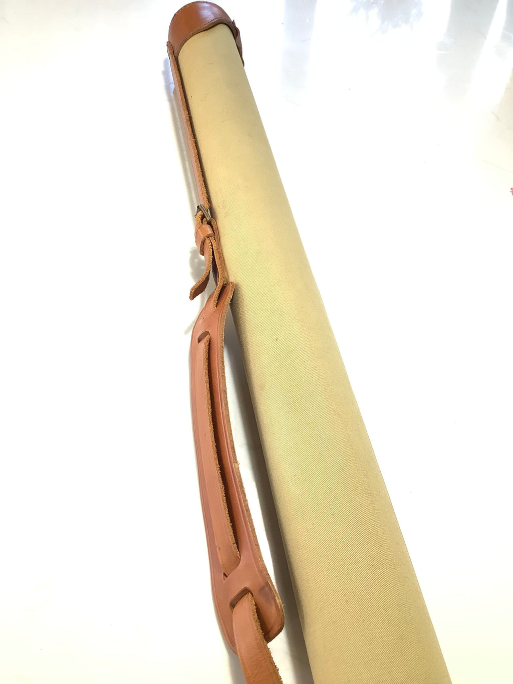 Best Hand Crafted Leather Canvas Rod Holder by KINGFISHER OF STOW