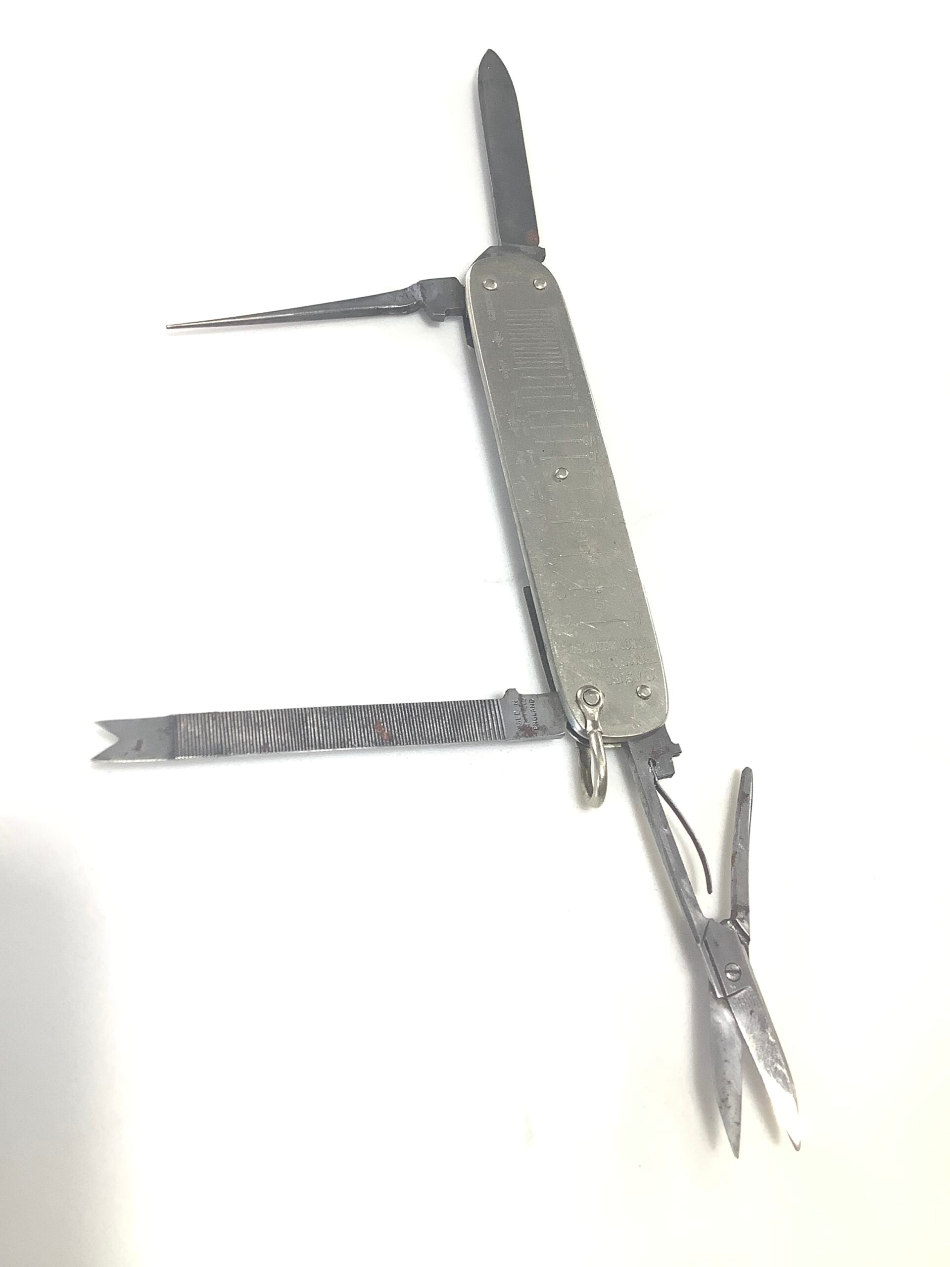 Rare Antique Fisherman’s Nickel Silver Pocket Knife