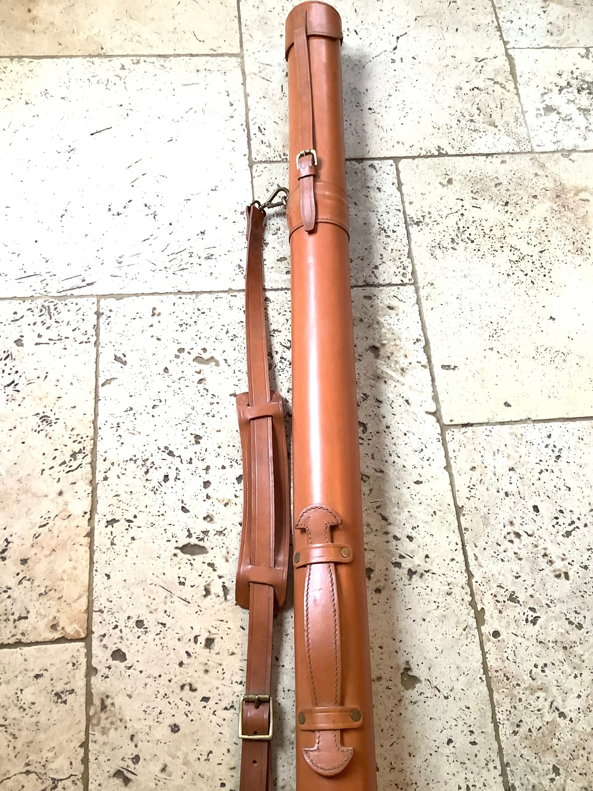 Brett Parsons Hand Crafted Leather Rod Carrier