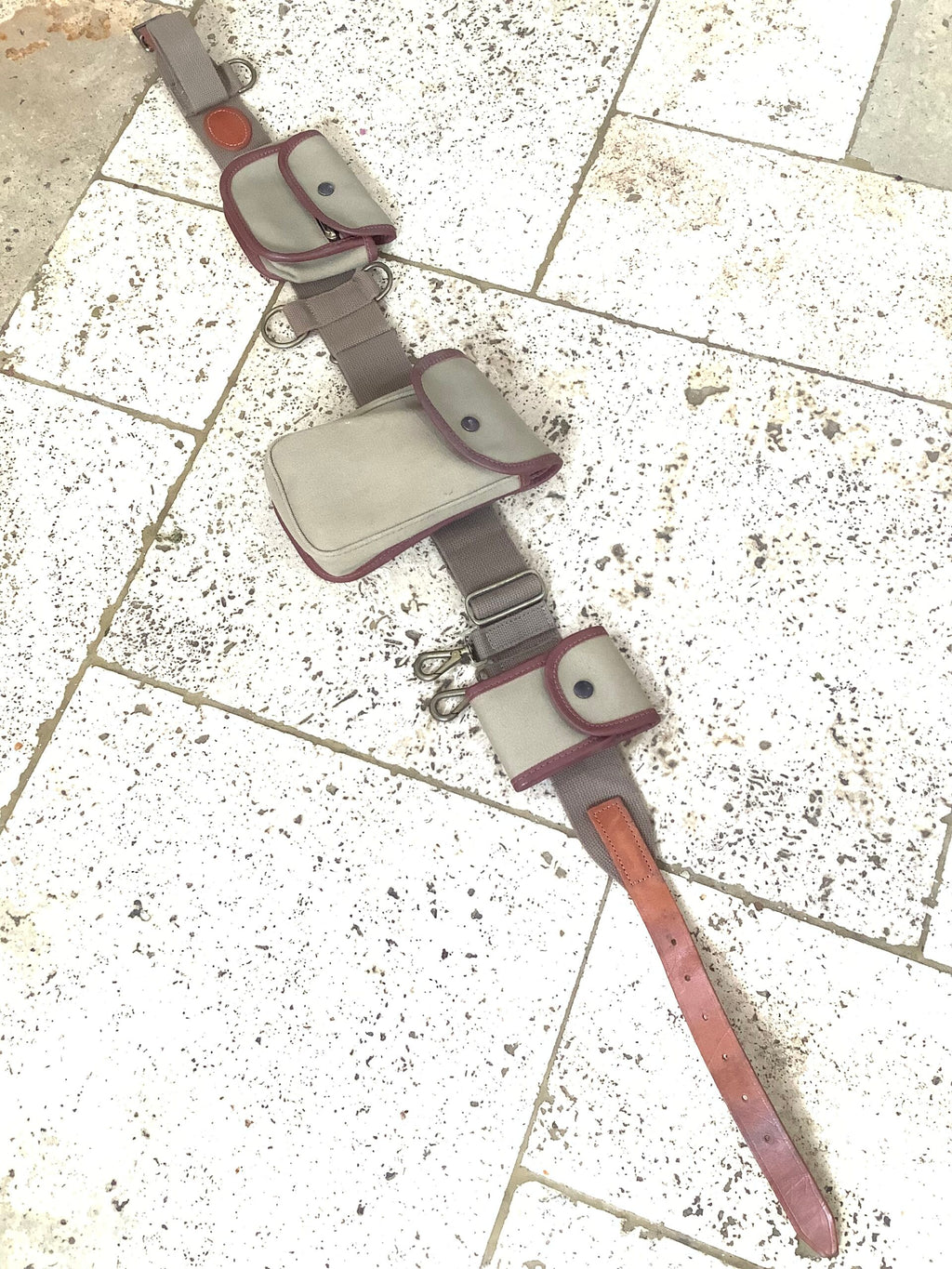 FARLOWS OF PALL MALL LONDON FLY FISHING HOLD-ALL BELT