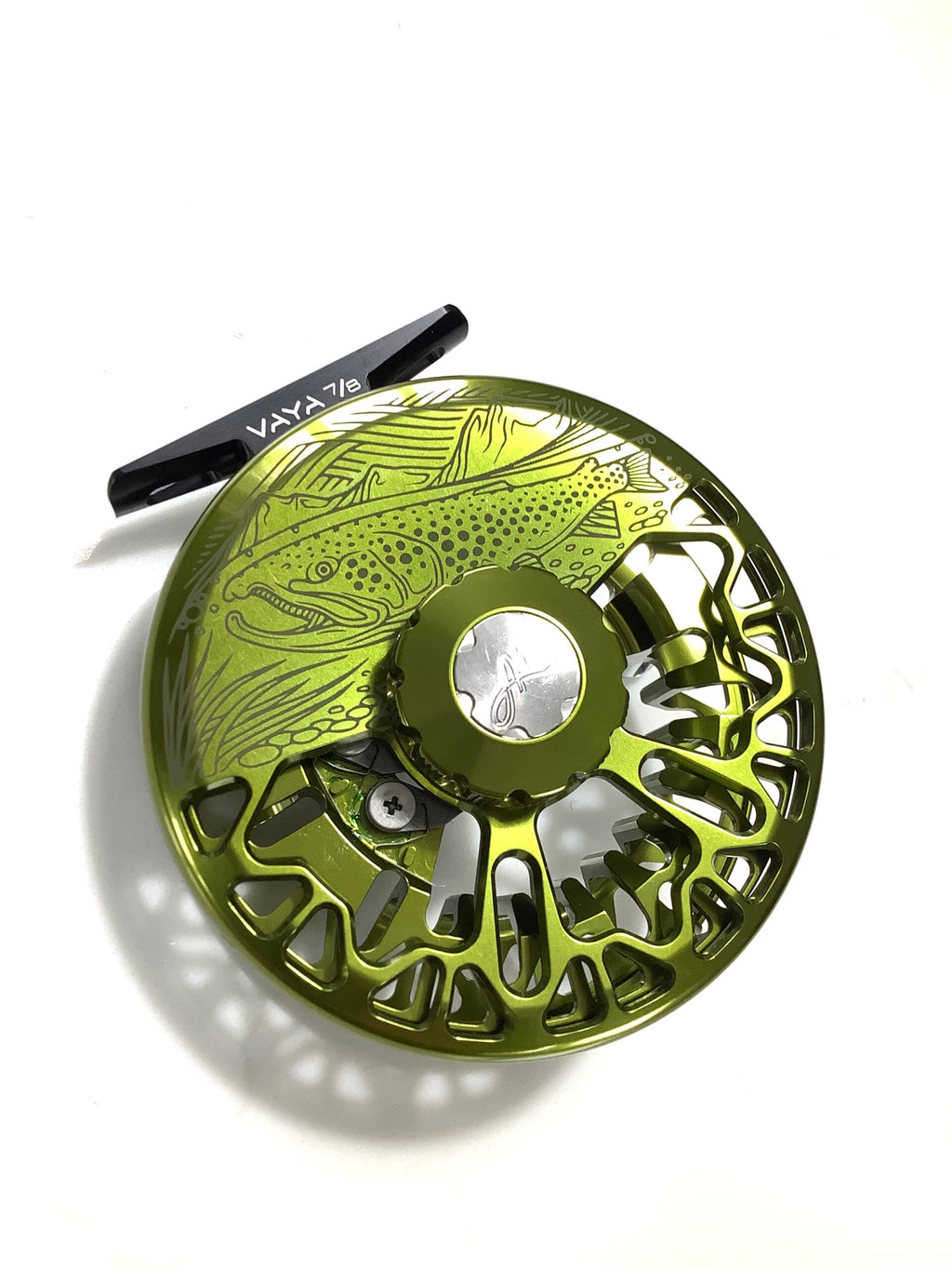 NEW ABEL “ UNDERWOOD ON THE HUNT “ Olive VAYA 7/8 Fly Reel