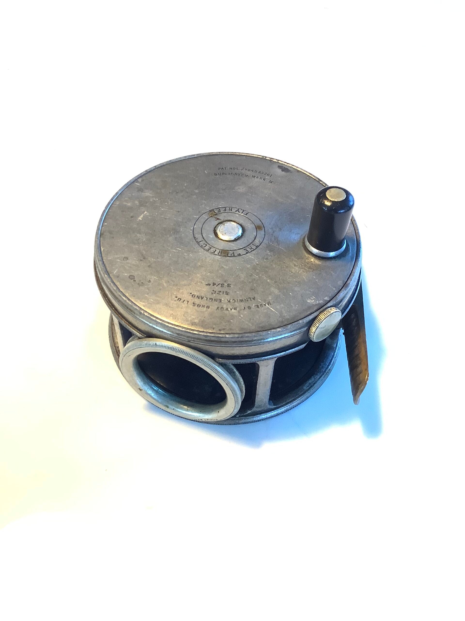 Antique Hardy Bros 3 3/4” Perfect Fly Reel Circa 1928