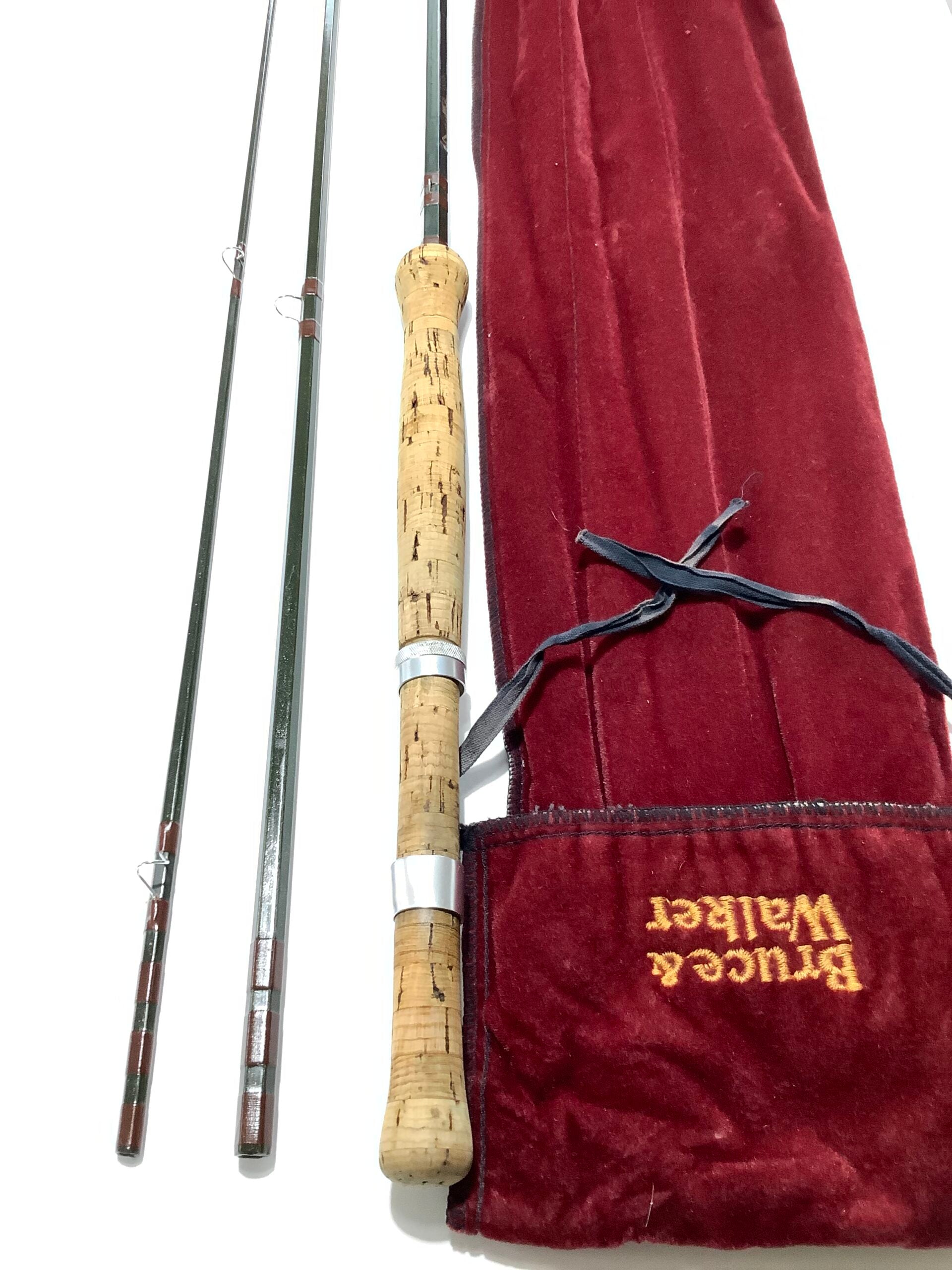 Rare BRUCE WALKER HUGH FALKUS SEA-TROUT SPECIAL HEXAGRAPH FLY ROD