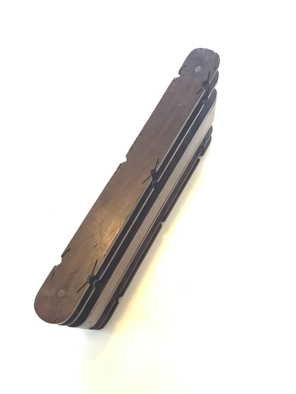 Antique Rosewood Compartment Float Winder