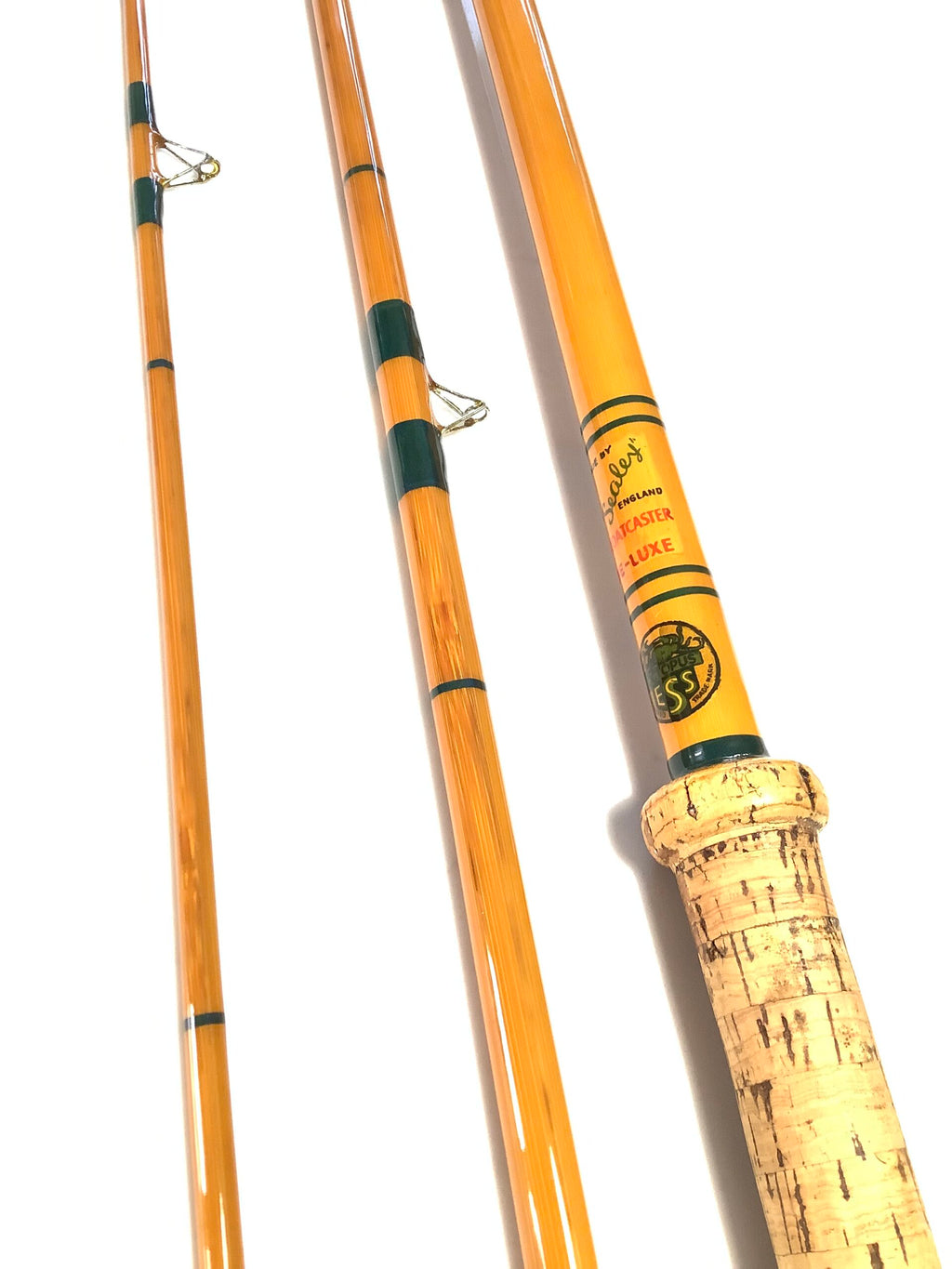 Golden Scale Club EDGAR SEALEY “FLOATCASTER DELUXE” Built Cane 12ft Rod
