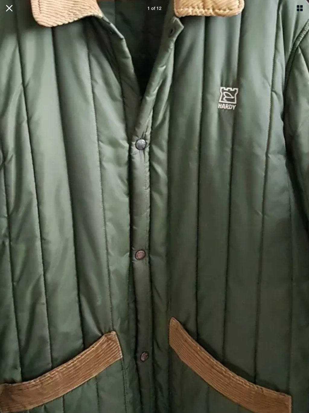 Vintage Hardy Bros Thermal Coat XL