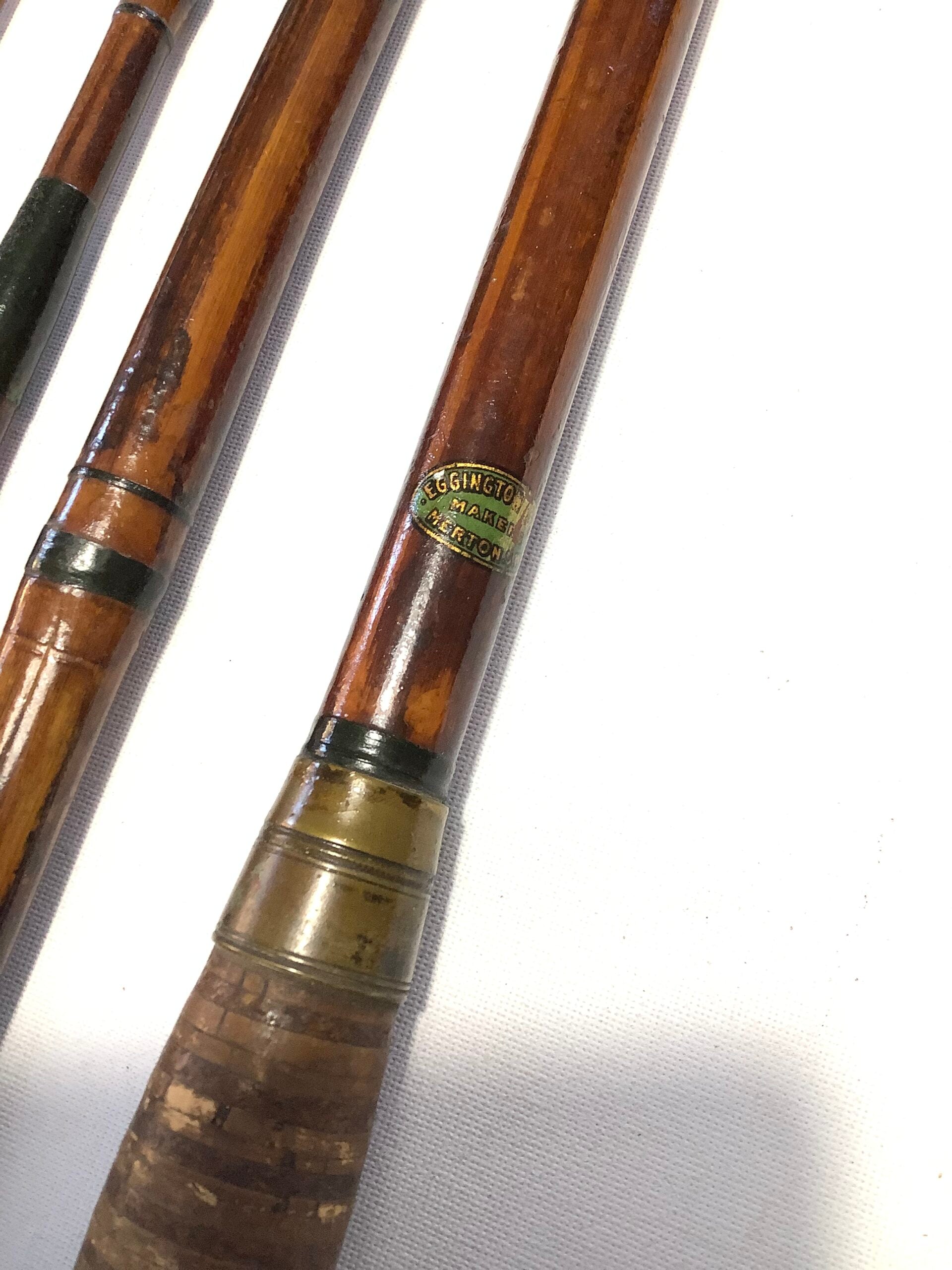 Scarce EGGINGTON Son 15ft Cane Rod ( In need of restoration )