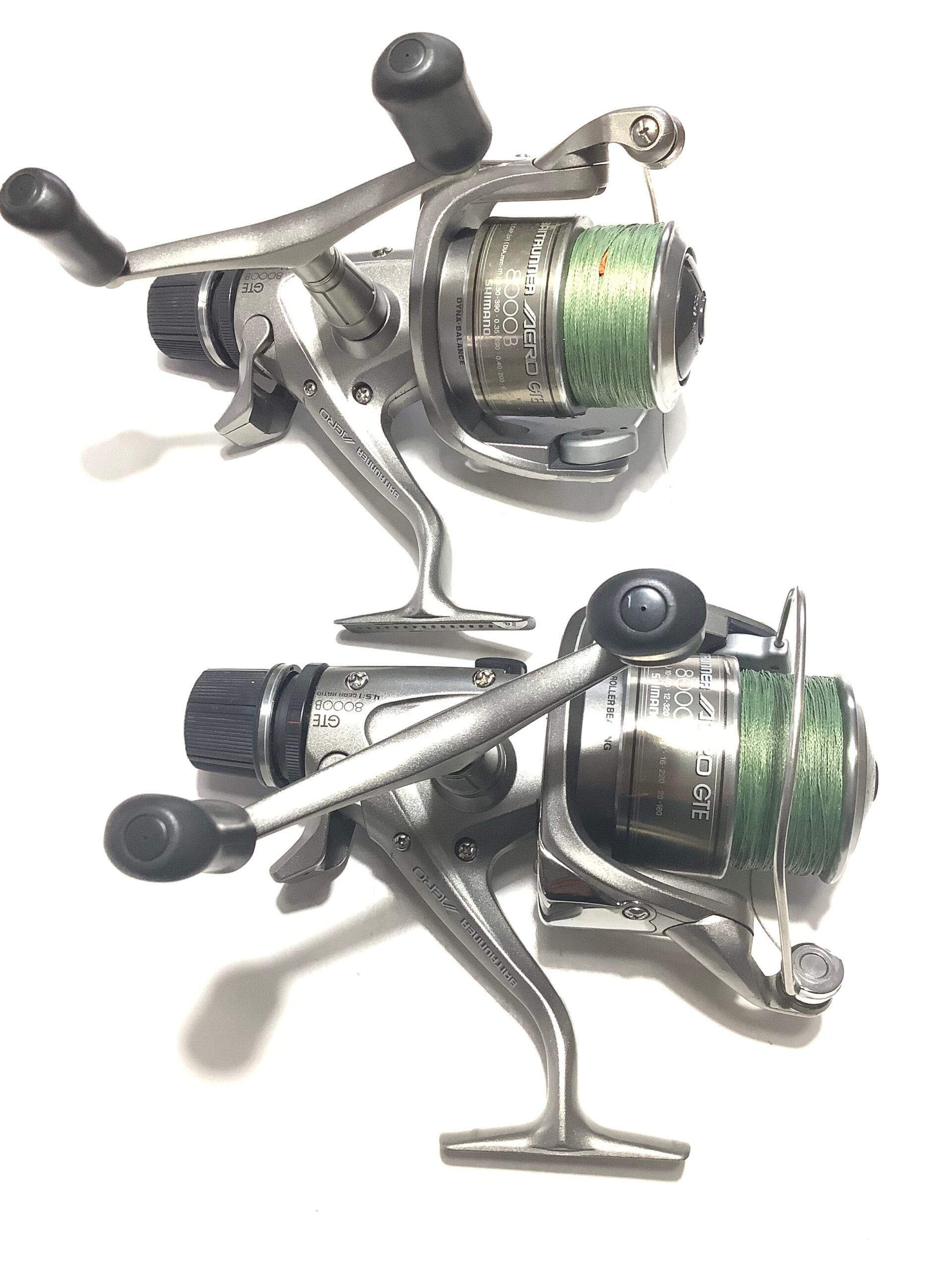 shimano 8000 gte baitrunner reels Pair of SHIMANO BAITRUNNER 8000 GTE AERO Reels UNIQUE