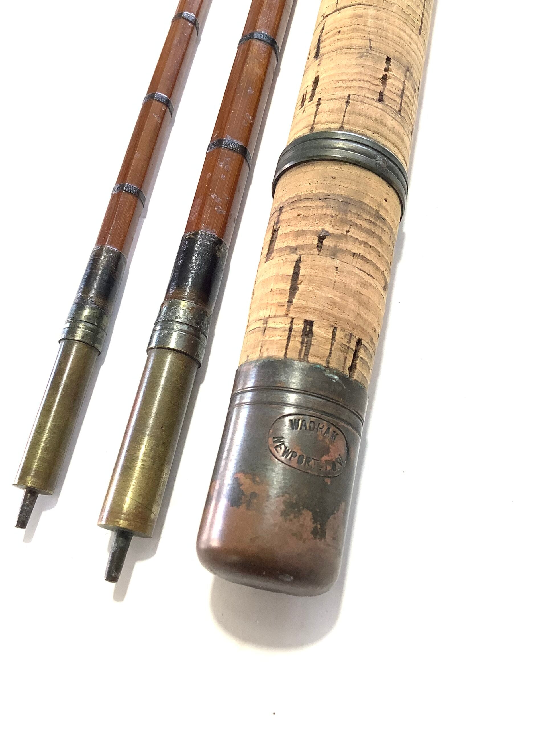 PERCY WADHAMS 9ft Built Cane Spinning Rod