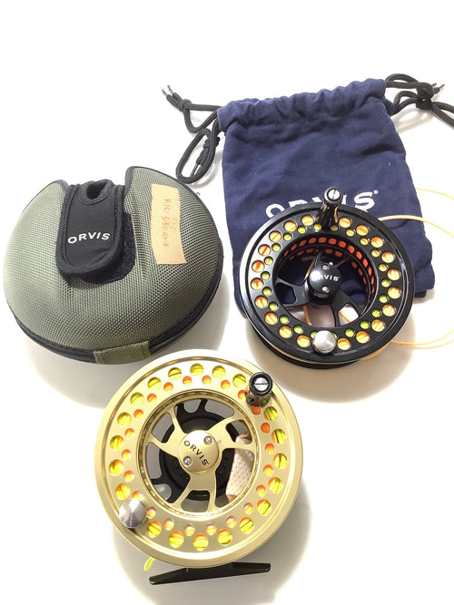 ORVIS HYDROS Large Arbor V Salmon Fly Reel + Spool RIO Line – Antique & Vintage Fishing Tackle