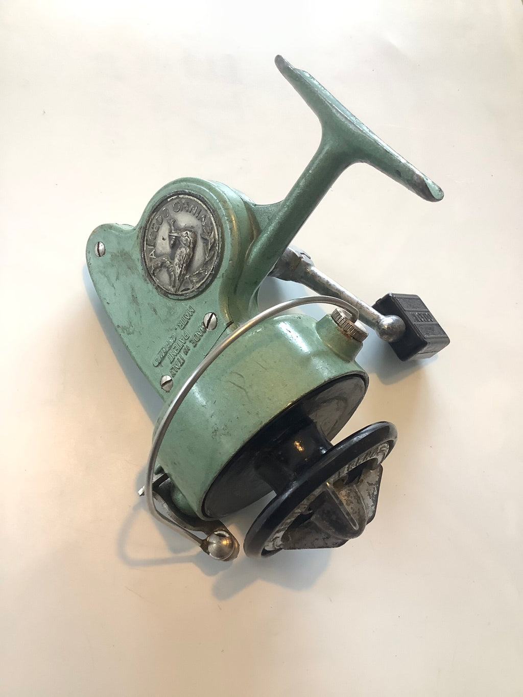 Rare Vintage Italian Alcedo Fixed Spool Reel – Antique & Vintage Fishing Tackle