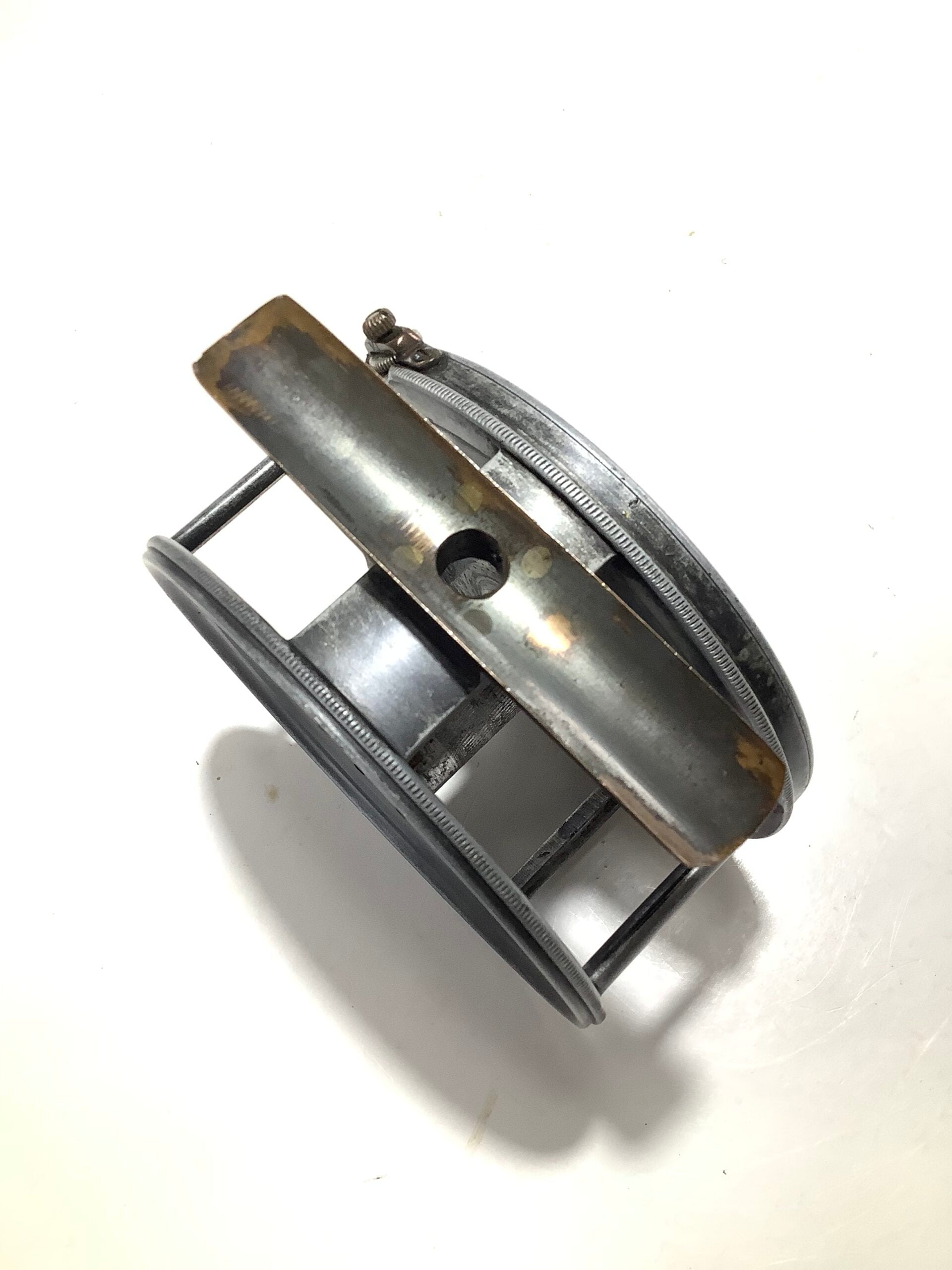 Antique Hardy Bros Brass Faced Perfect Salmon Fly Reel in excellent condition