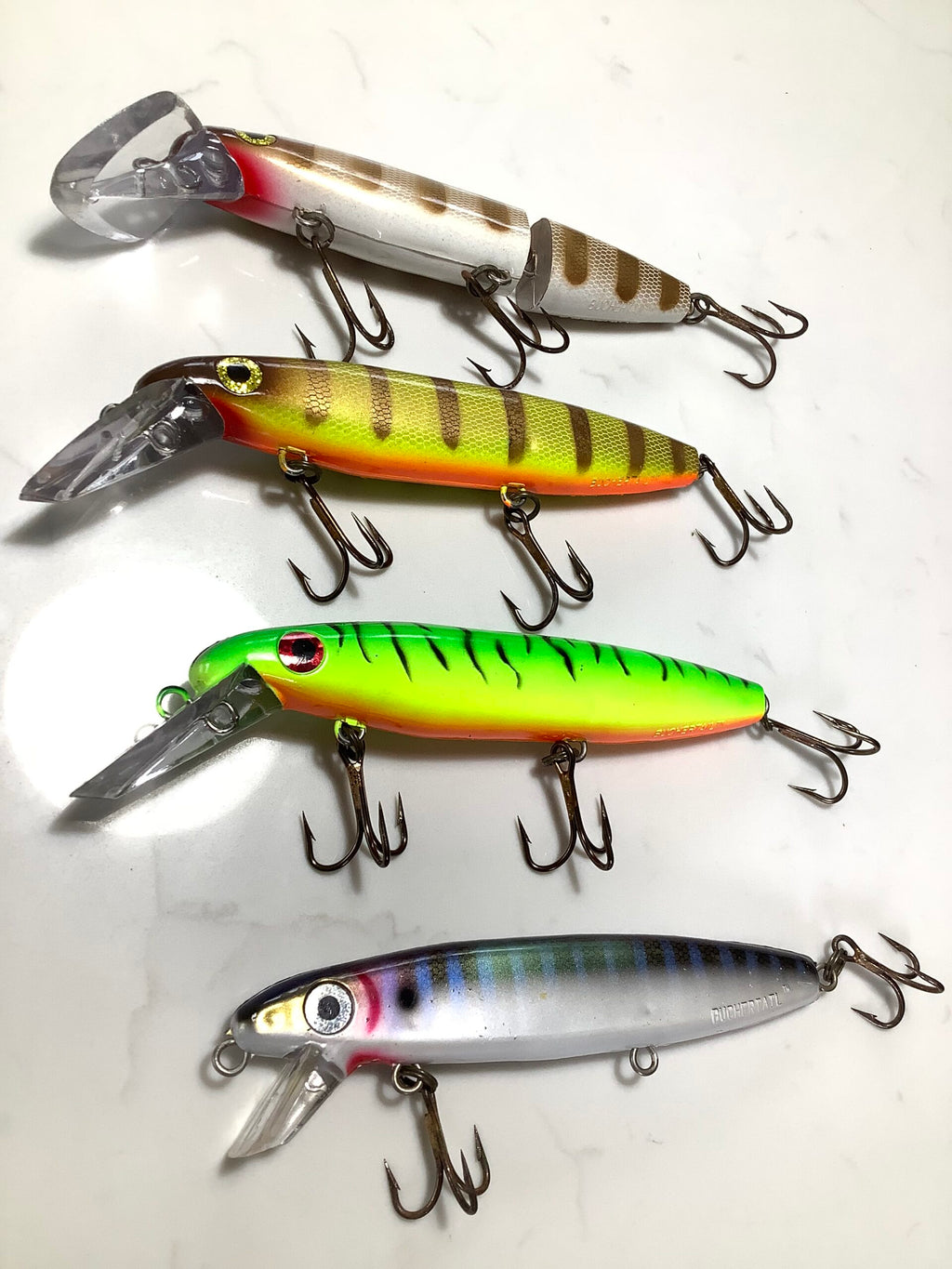 Large Size BUCHERTAIL LURE Baits X 4