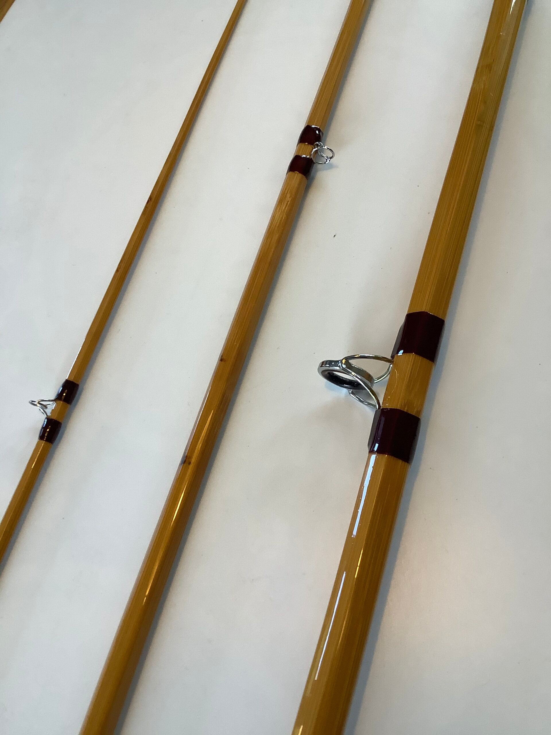 B.James “ Olympic” built cane rod 11ft in excellent fully restored condition