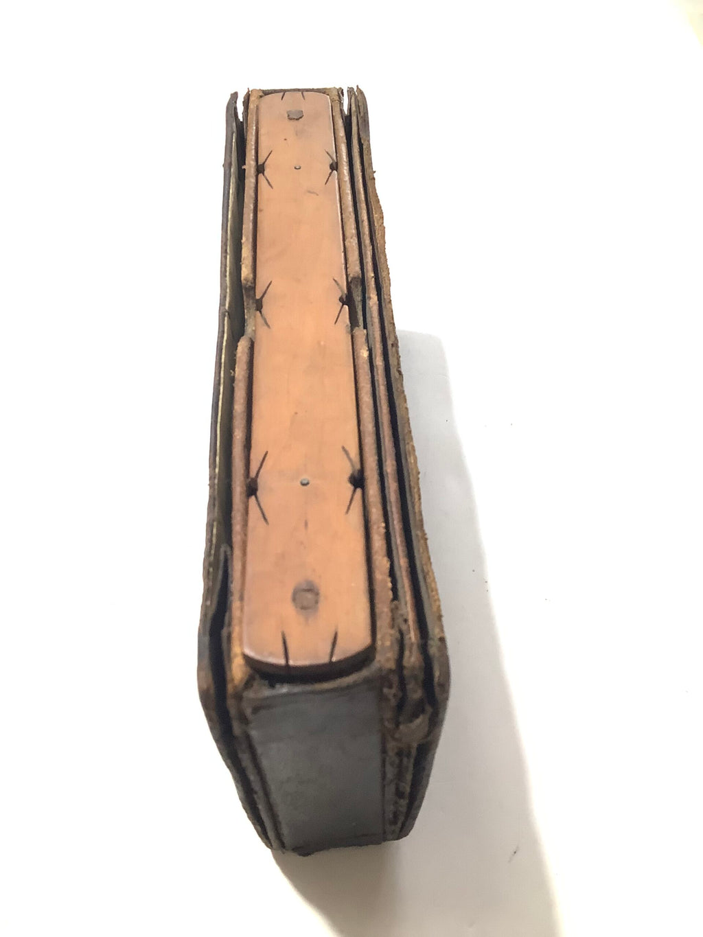 Very Rare Antique circa .1800s LONDON TAPER QUILL  Float Winder with Leather Case/Wallet