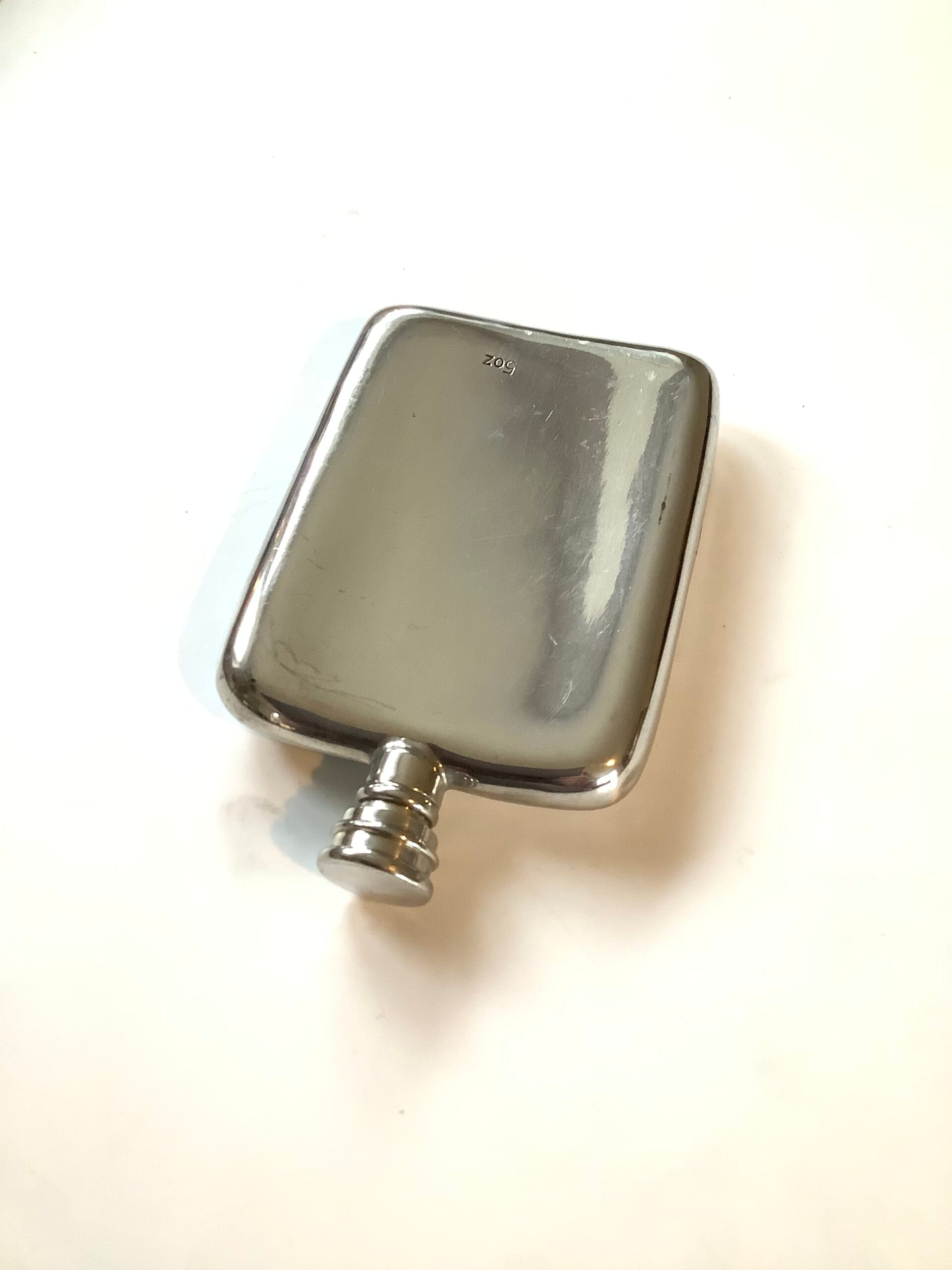 Vintage Smith Canova Silver Hip Flask