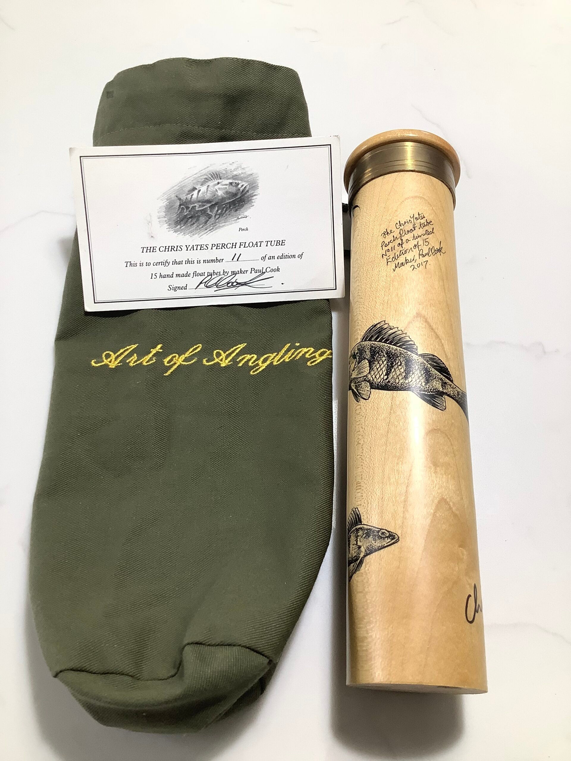 Rare THE CHRIS YATES PERCH FLOAT TUBE Limited Edition of only 15