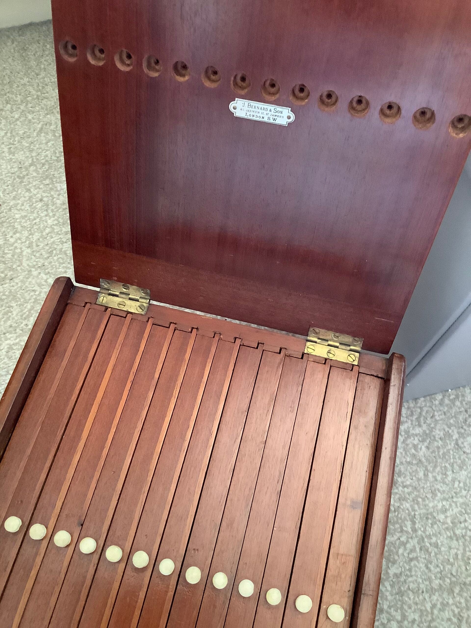 Very Rare Antique J.Bernard of London Fly Cabinet