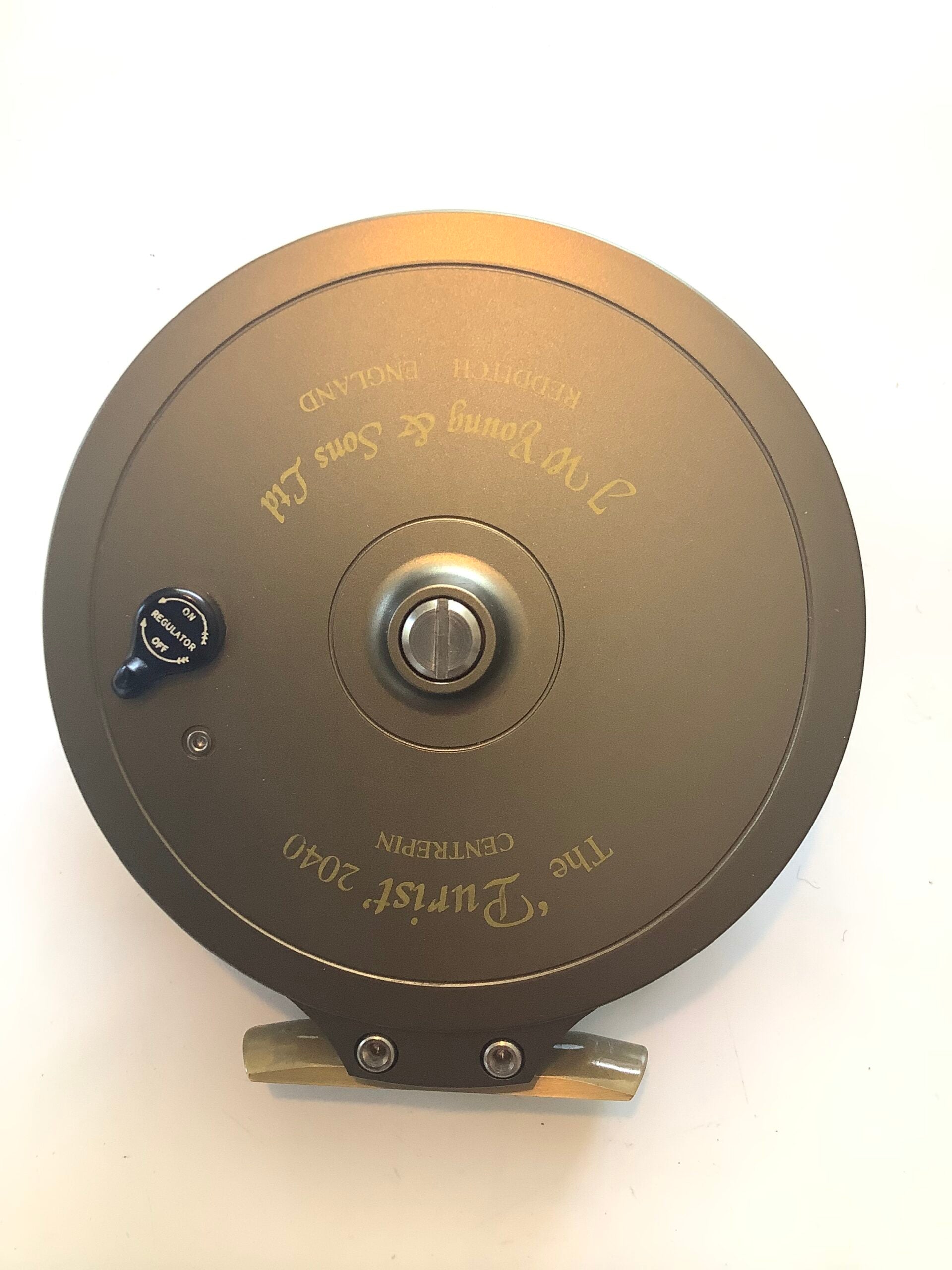 Mint unused J.W Young Purist 2040 Centrepin Reel Made in 1995