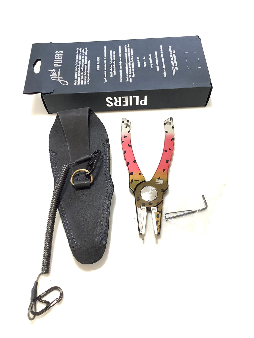 NEW ABEL Fishing Pliers Native Rainbow Graphic Design