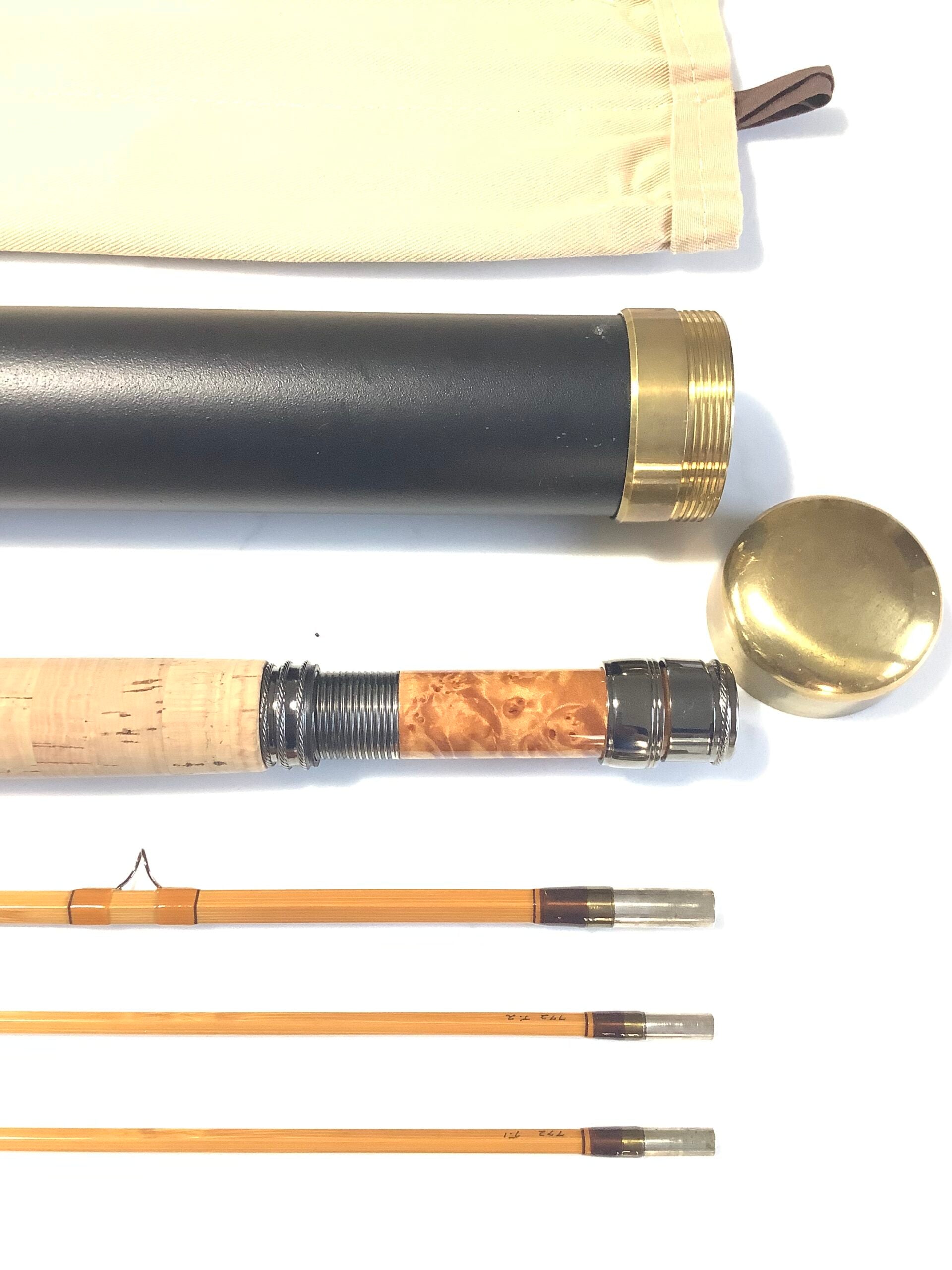 Stunning H.L.JENNINGS Built Cane 3 piece 8ft #5 Fly Rod