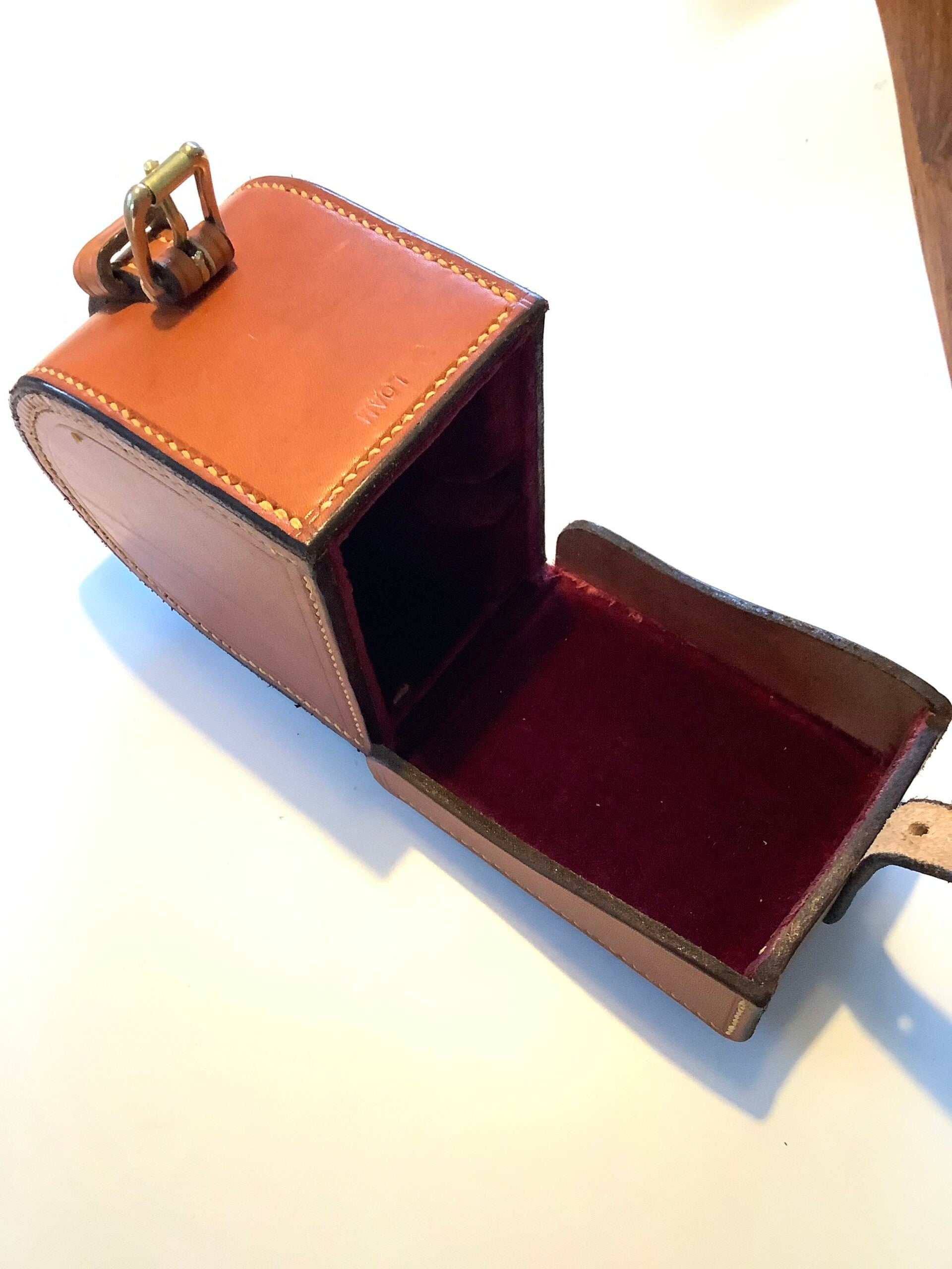 Peter Loam Hand made quality block leather reel cases