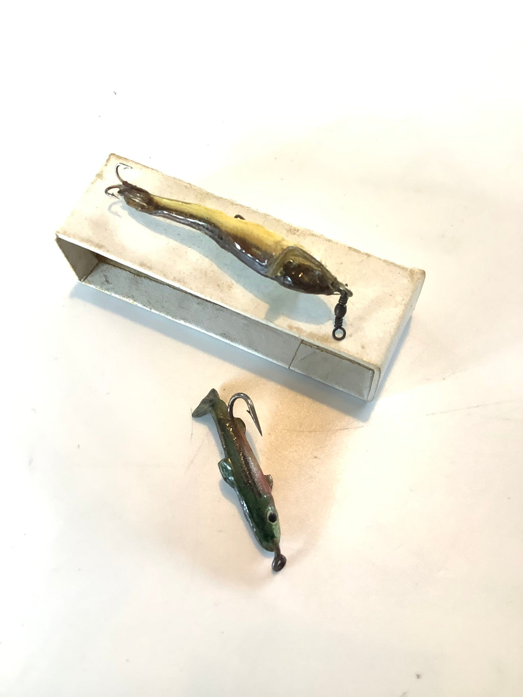 Vintage Natural lures and bait mounts