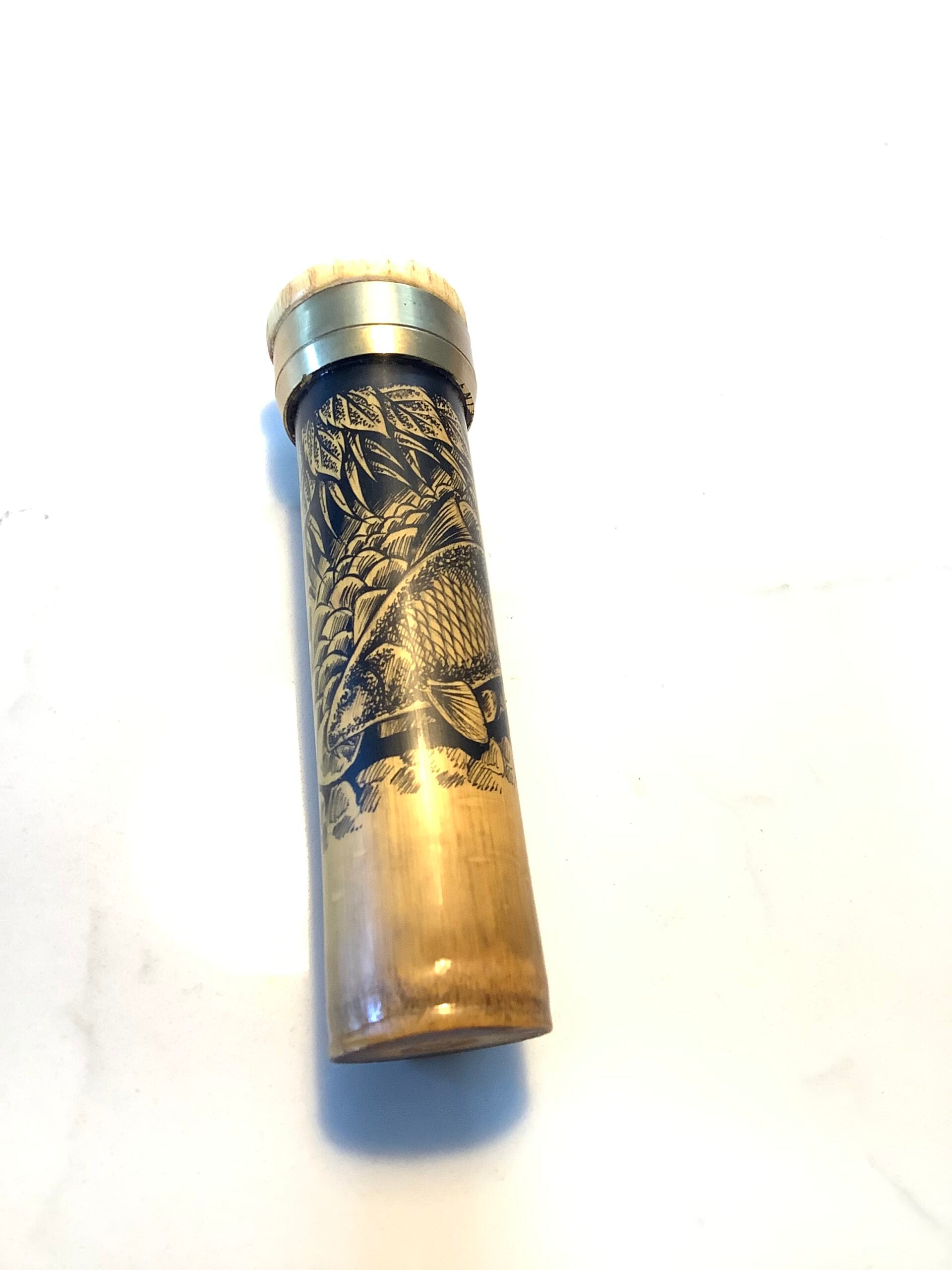 PAUL COOK Shot Tube, hand crafted with painted BARBEL