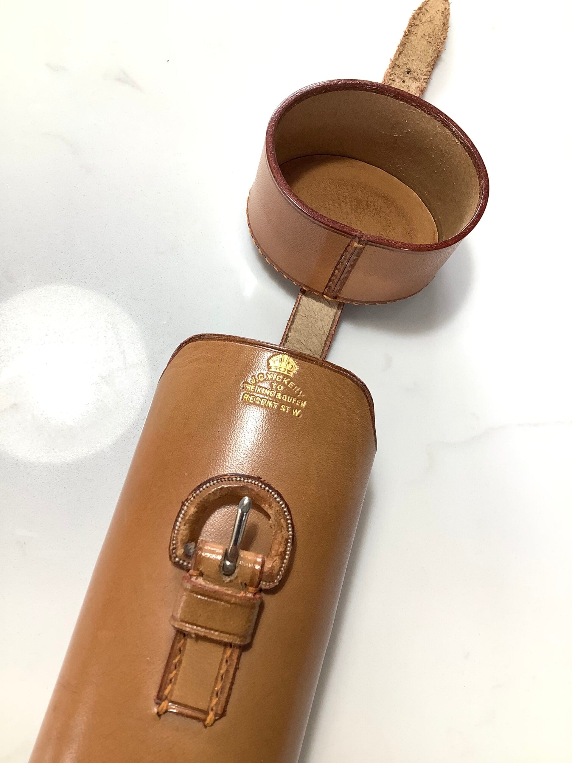 Quality Antique J.C VICKERY Maker To The King Queen REGENT ST.LONDON Flask