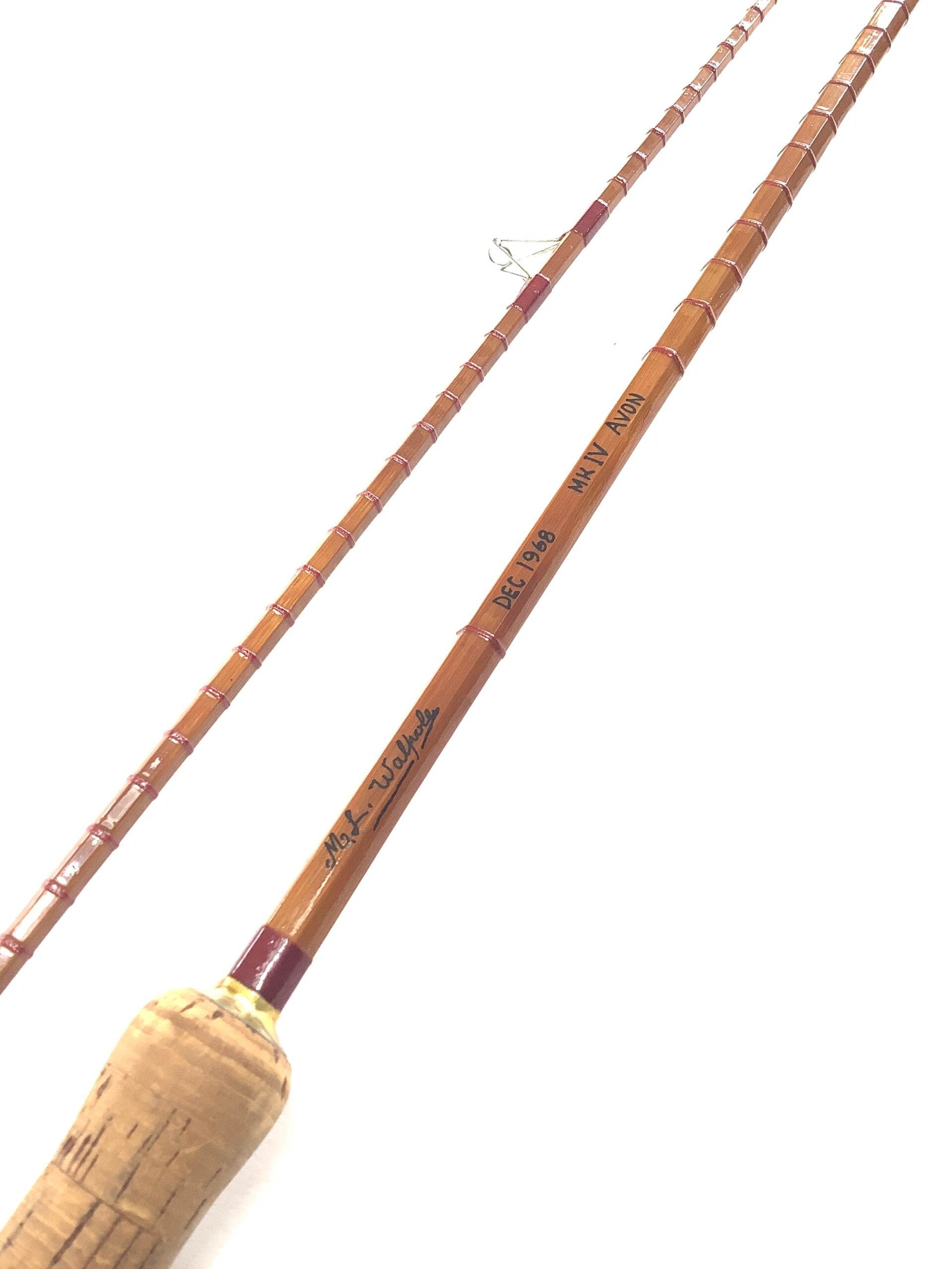 J.B.WALKER BESPOKE Hand Crafted Richard Walker MKIV AVON Built Cane Rod