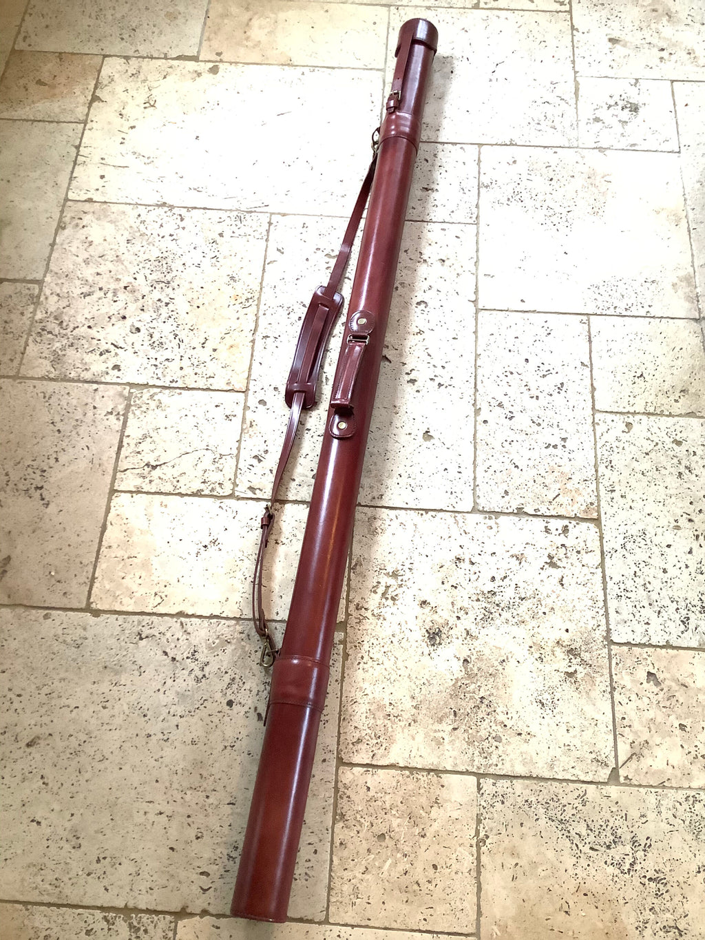 Rare Bruce Walker Full length Leather Rod Carrier