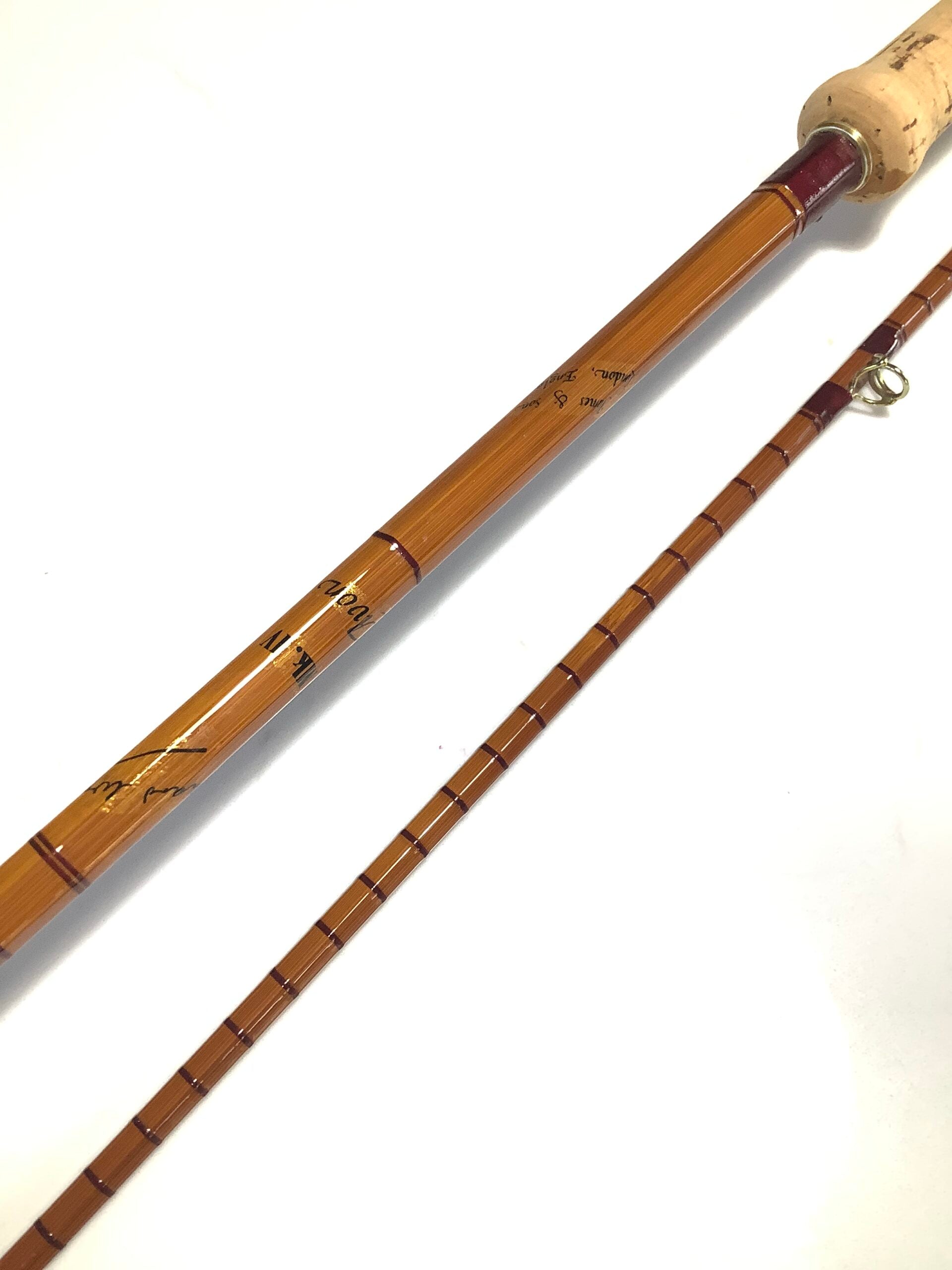 Excellent B.JAMES Richard Walker MKIV AVON Built cane Rod
