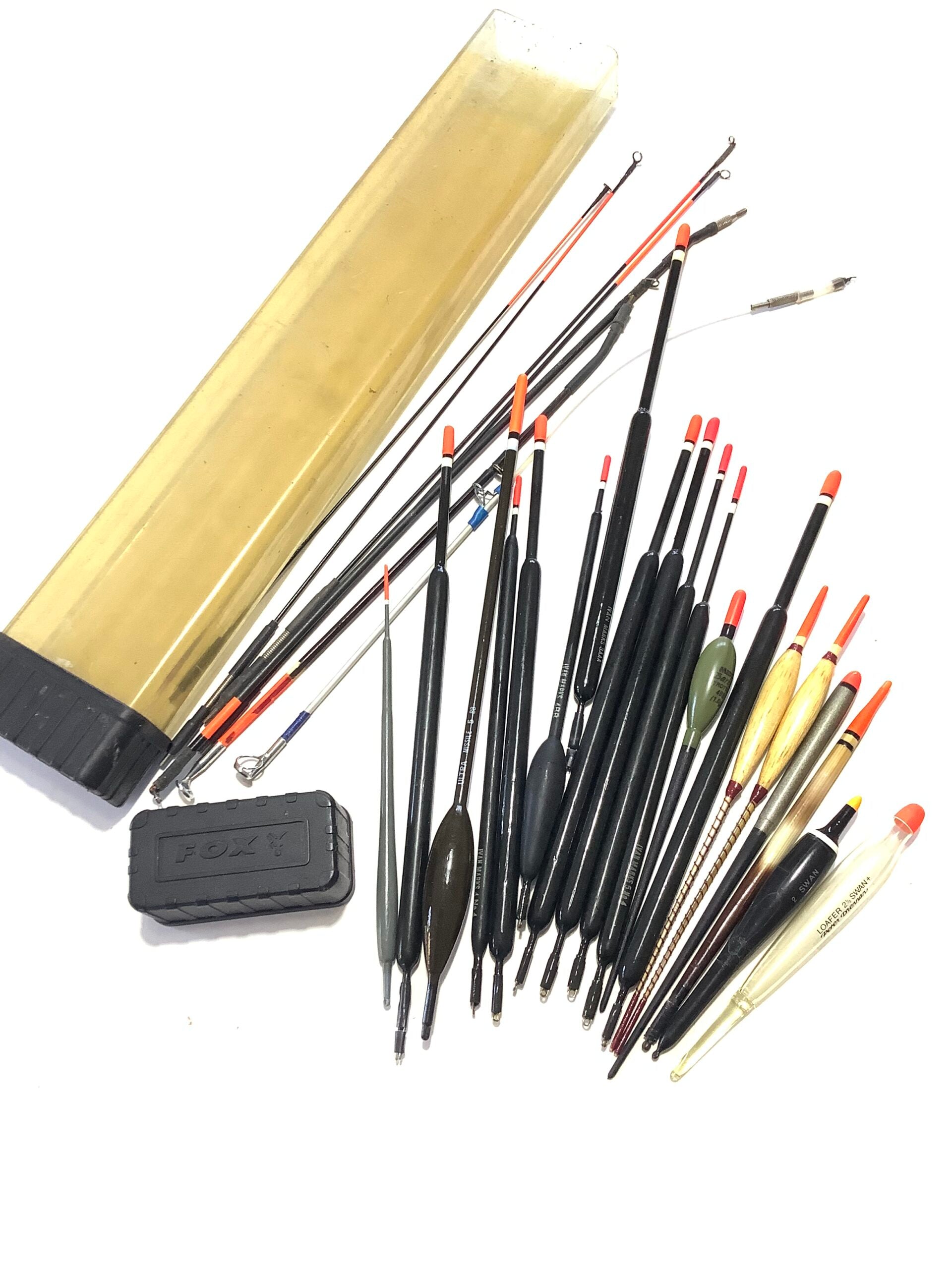 FOX Float Holder with A selection of Floats Quiver tips
