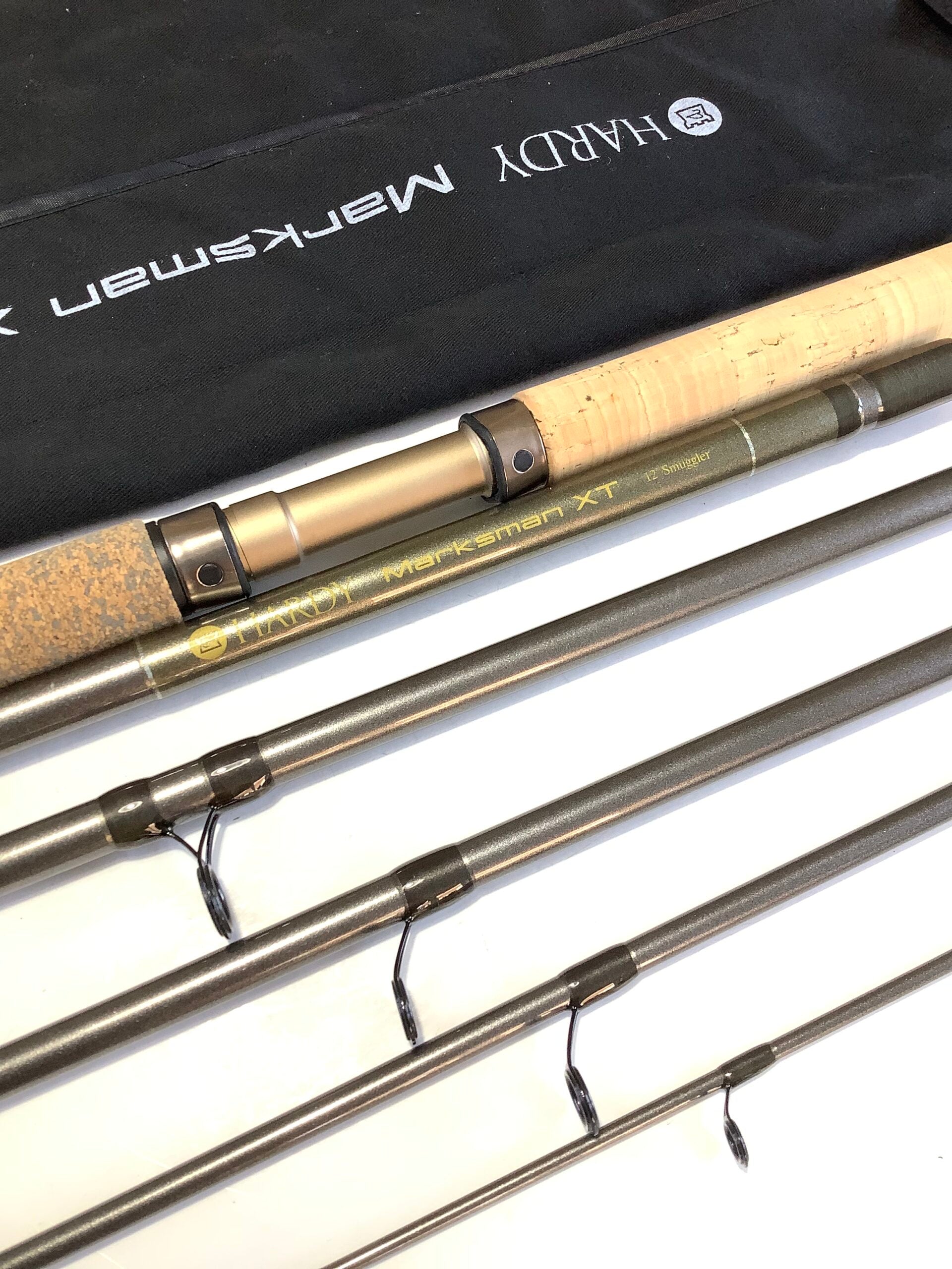 HARDY BROS MARKSMAN 6 x piece SMUGGLER 12ft XT ROD with Hardy Marksman Carrying Case