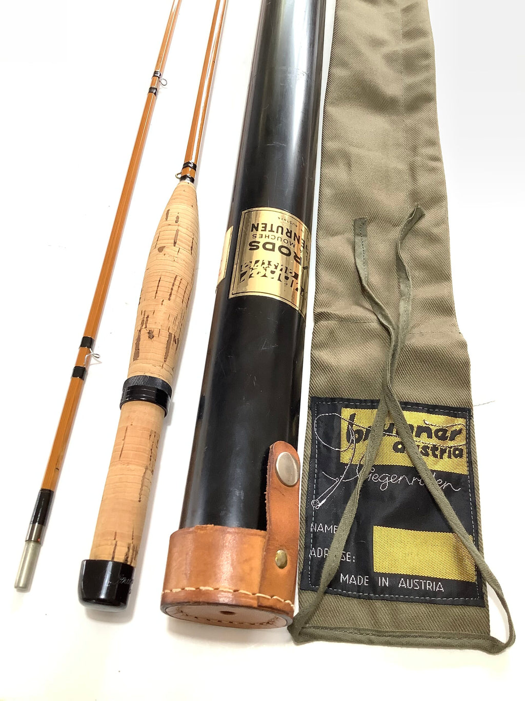 RARE WALTER BRUNNER 6ft “ TYPE CHERI “ BUILT CANE FLY ROD