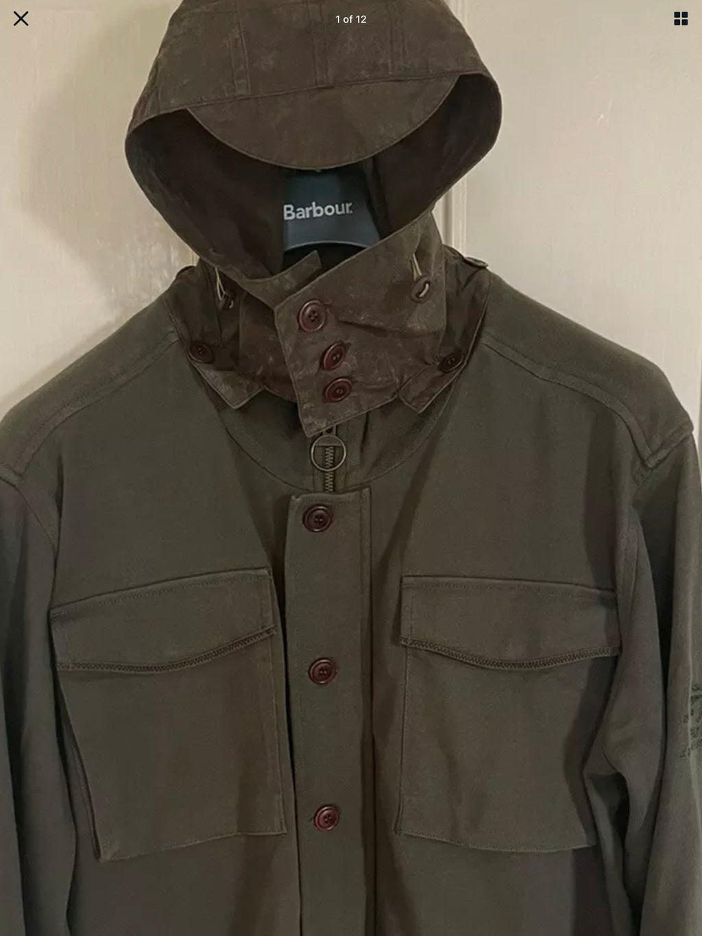 Rare Barbour Tokito Yoshida Wax Hooded Jacket