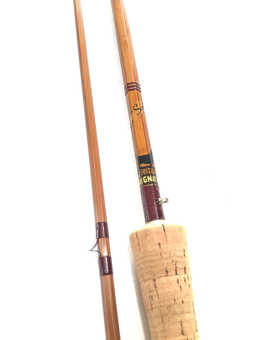 Fine condition SHARPES OF ABERDEEN Built Cane 9ft 6” Fly Rod
